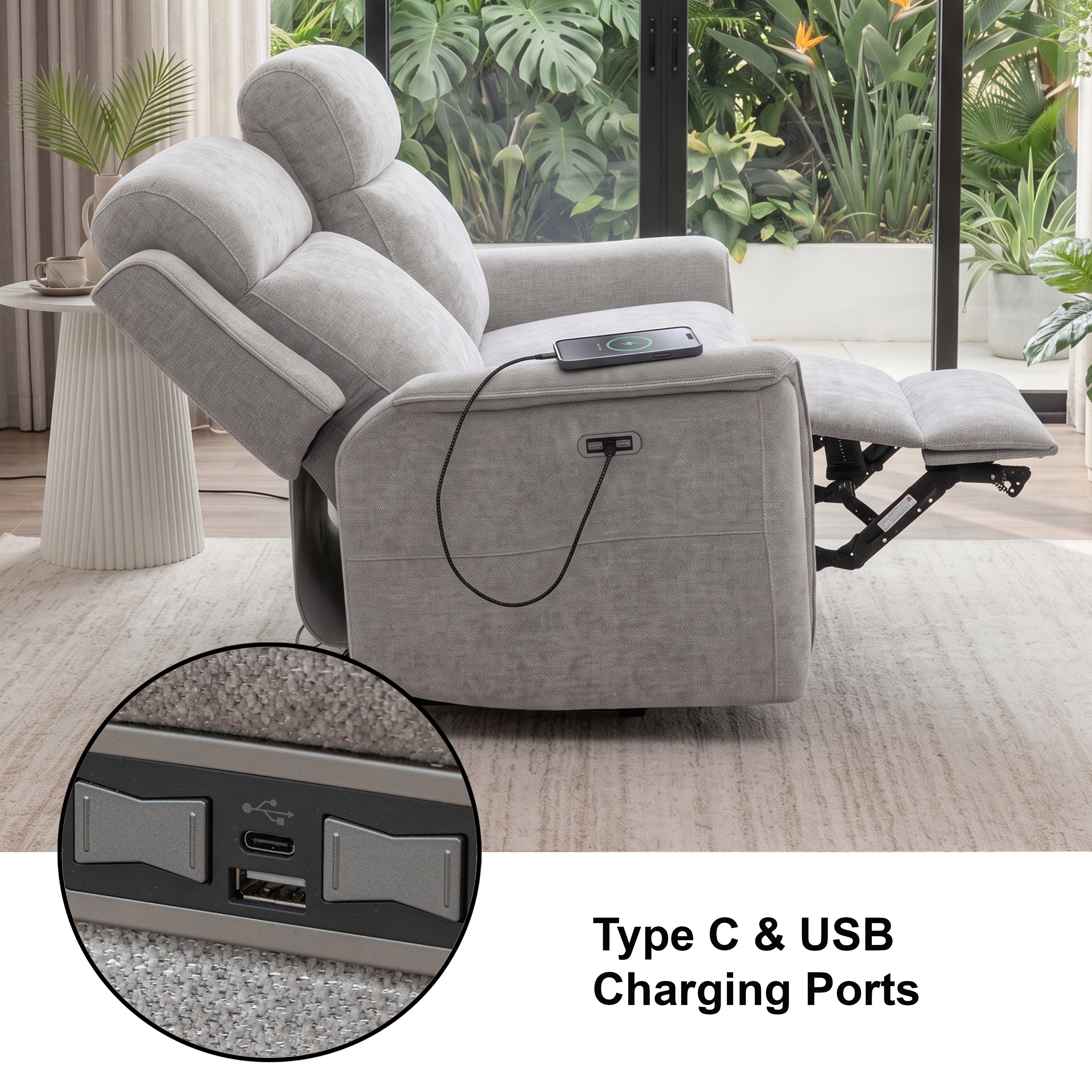 OIga 2 Seater Electric Recliner
