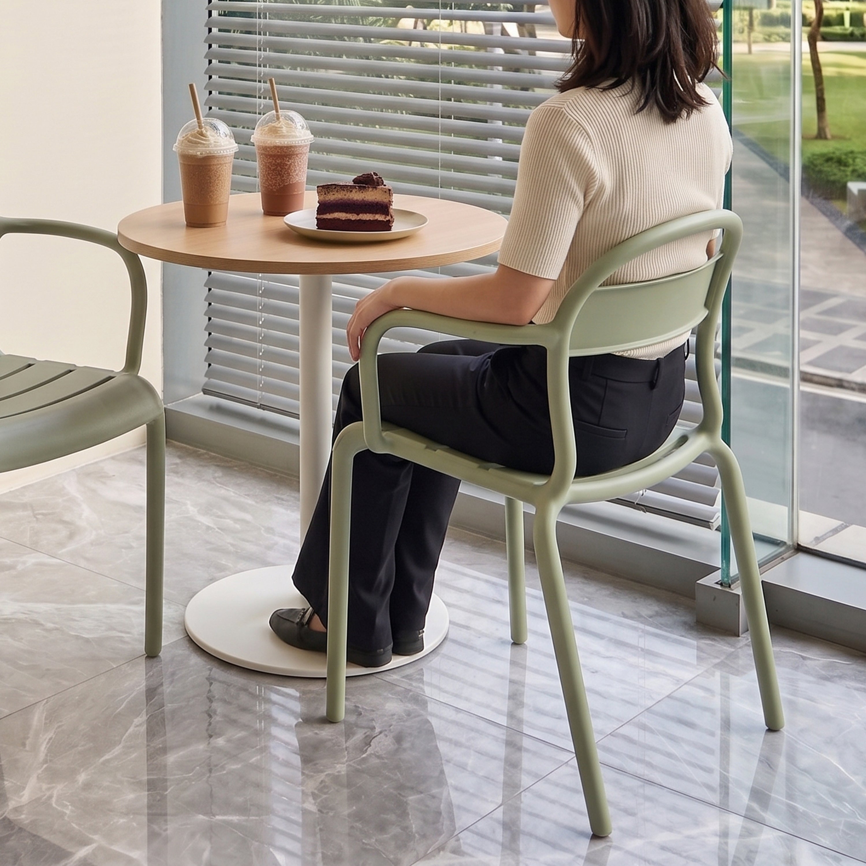 Kai Plastic Arm Chair