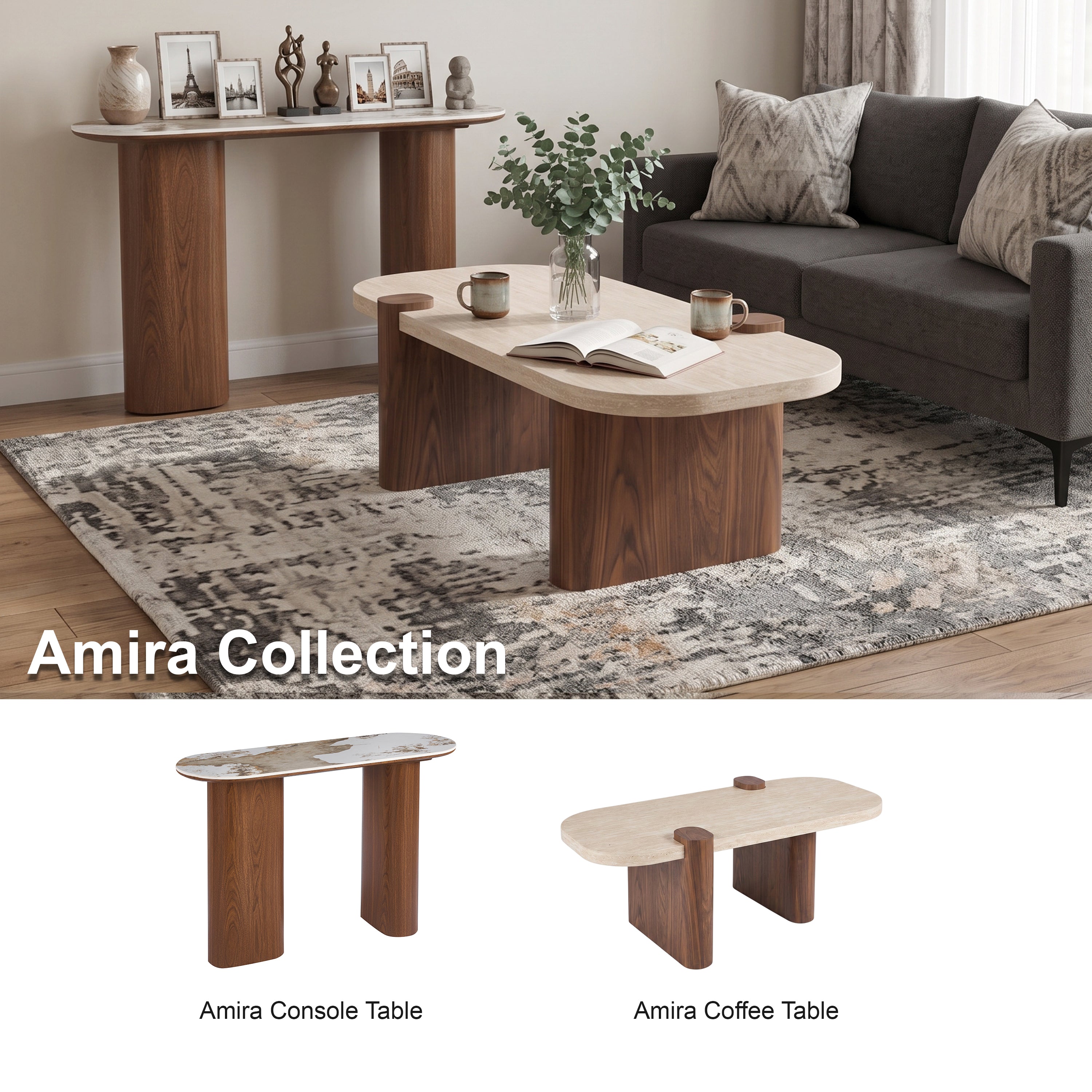 Amira Oval Coffee Table