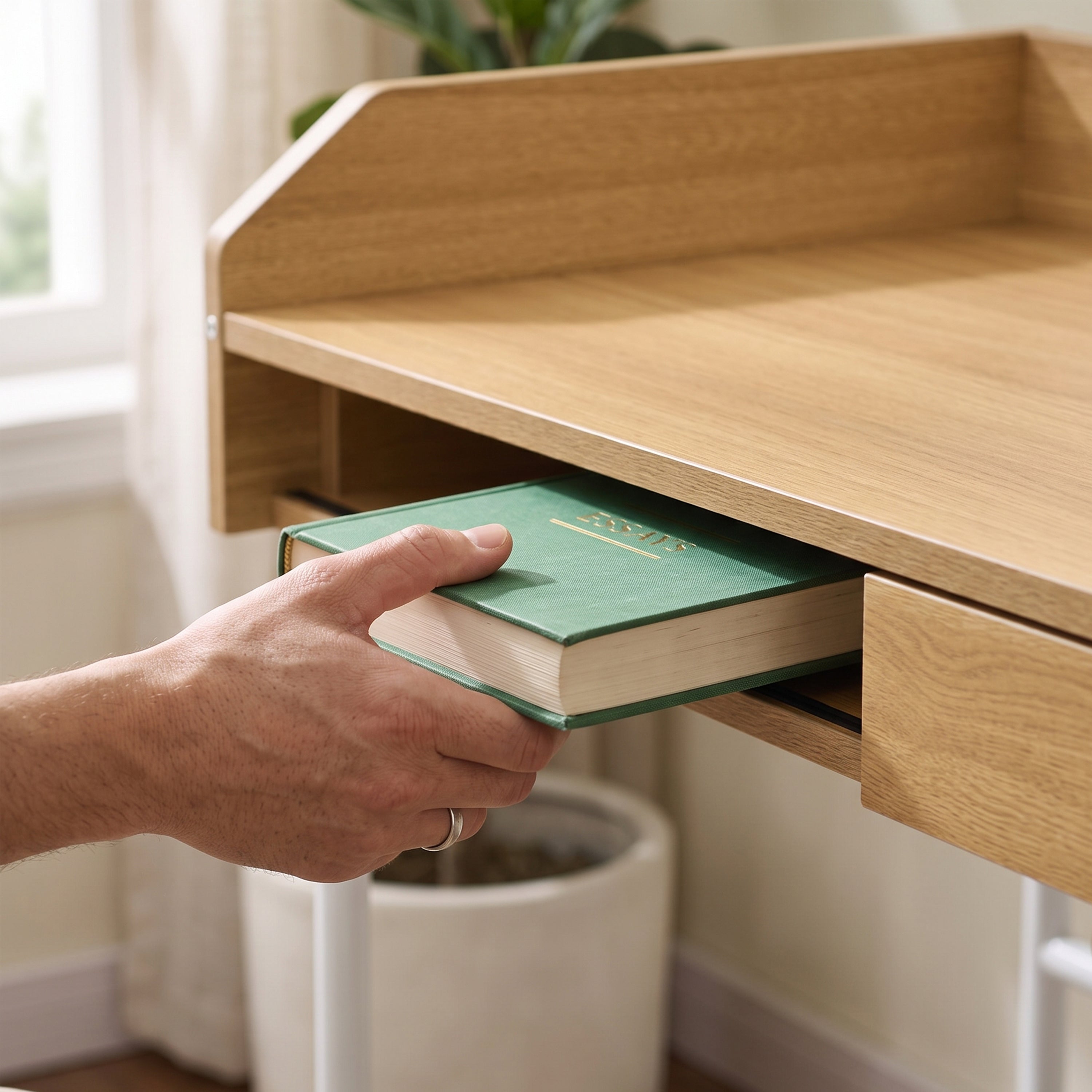 Raxel Office Desk with Storage