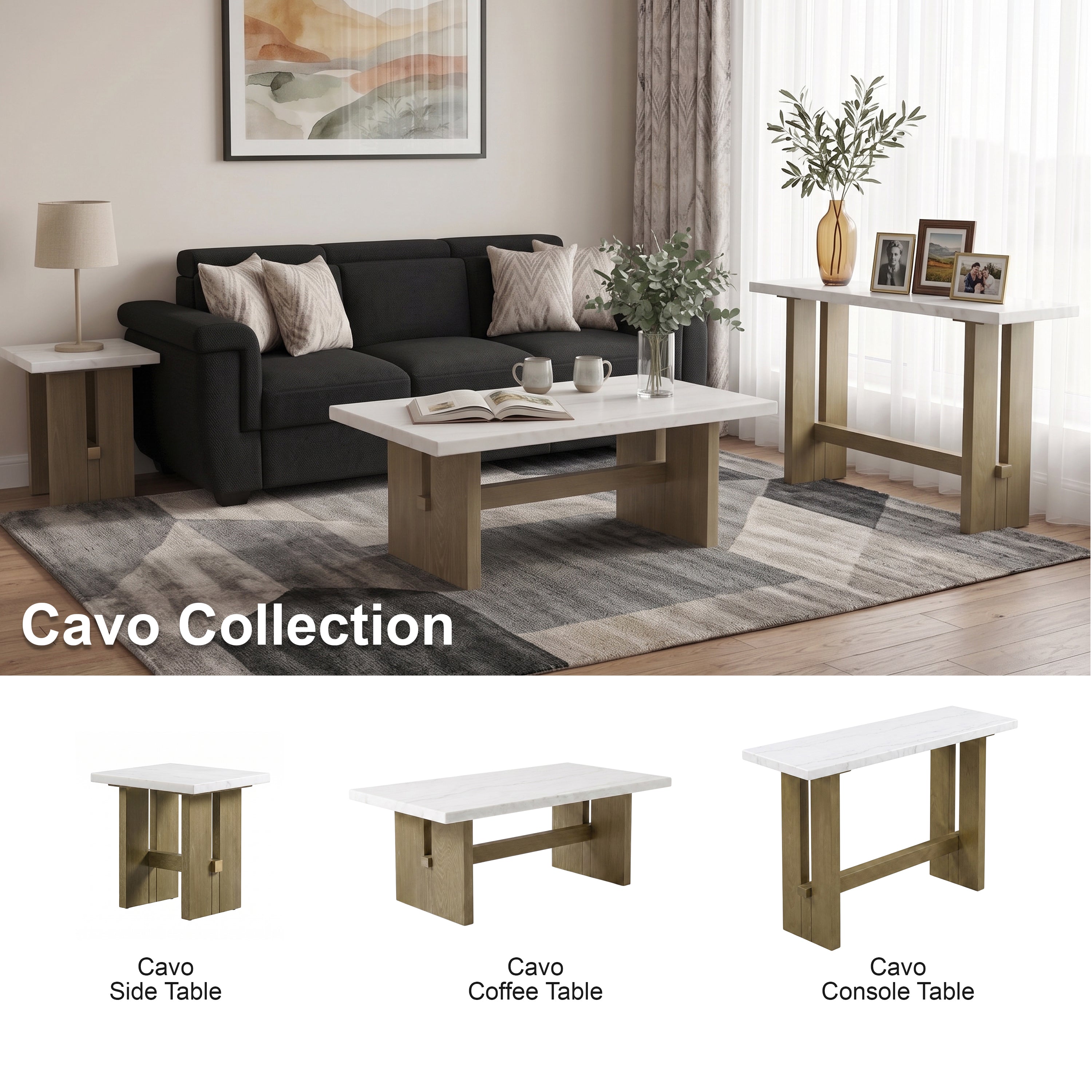 Cavo Real Marble Side Table