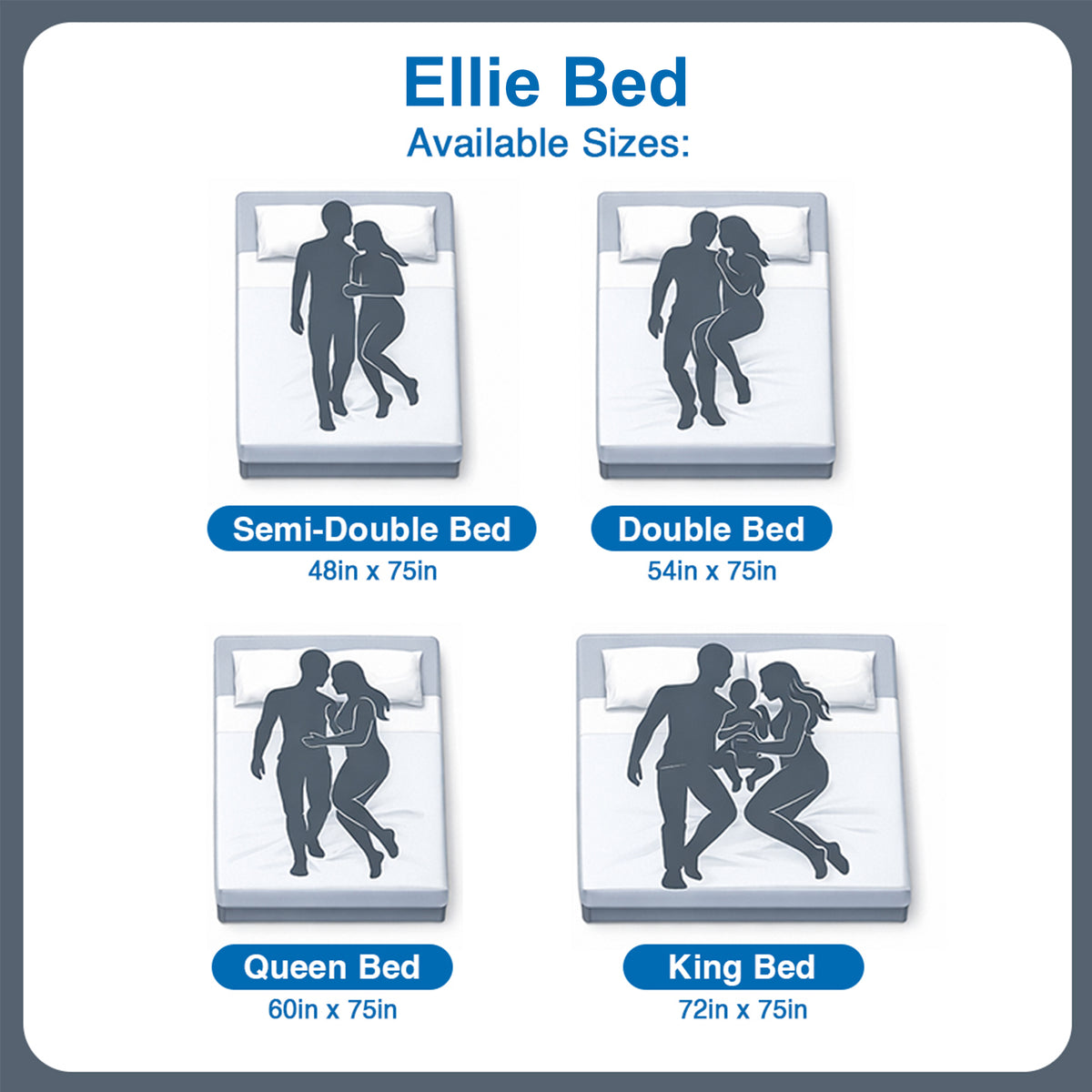 #size_King Bed 72x75