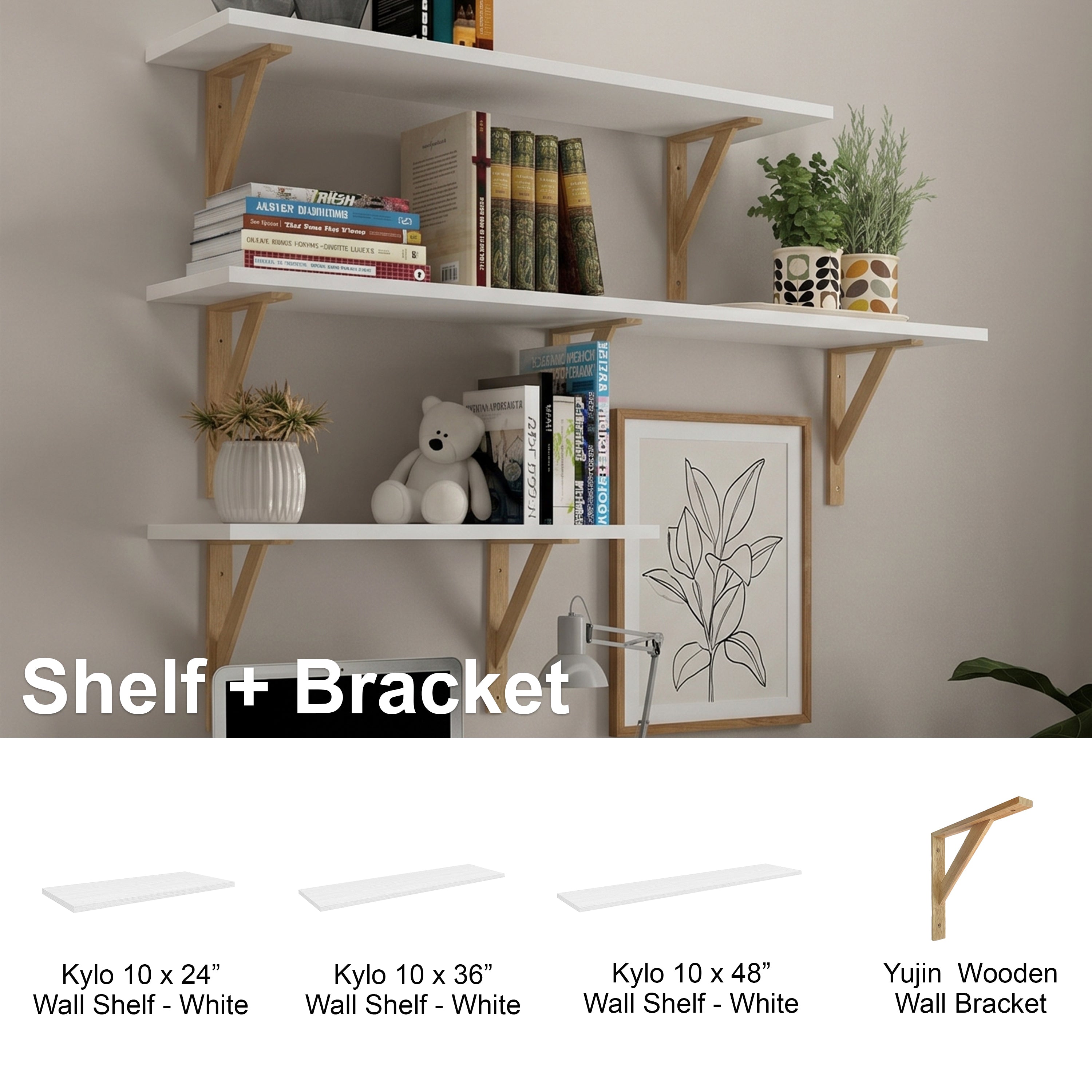 Yujin Wooden Wall Bracket