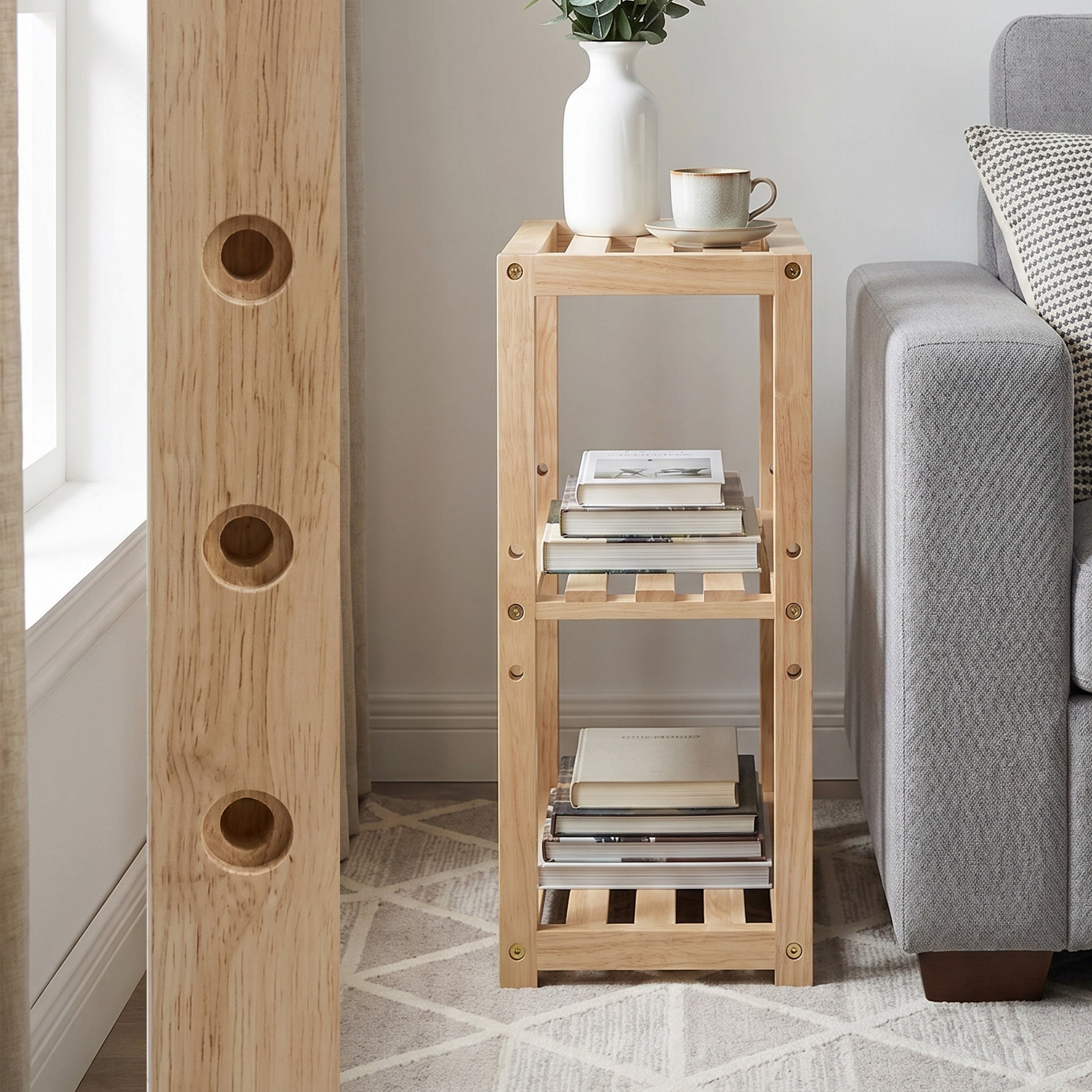 Benno 30cm Wooden Rack