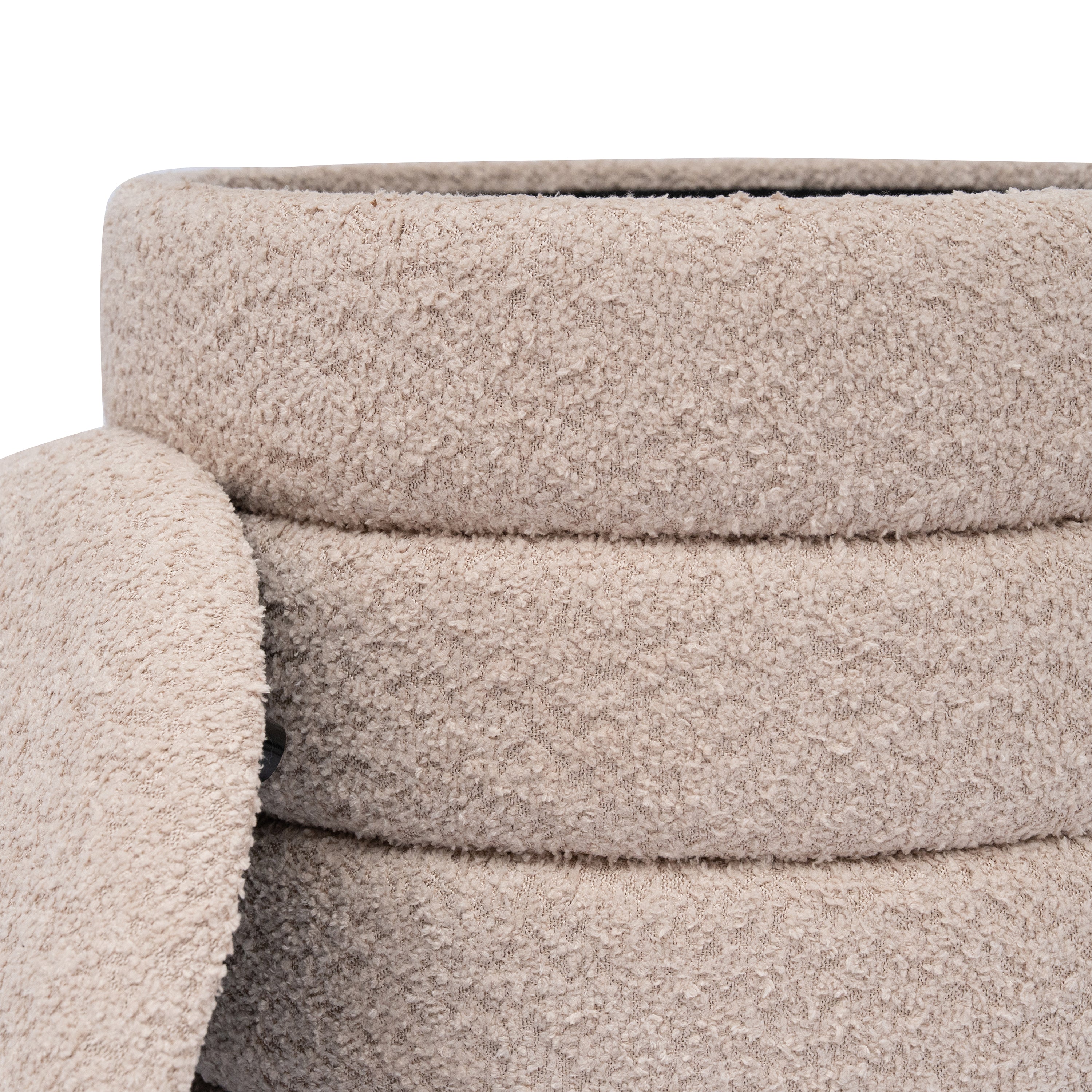 Clara Swivel Storage Ottoman