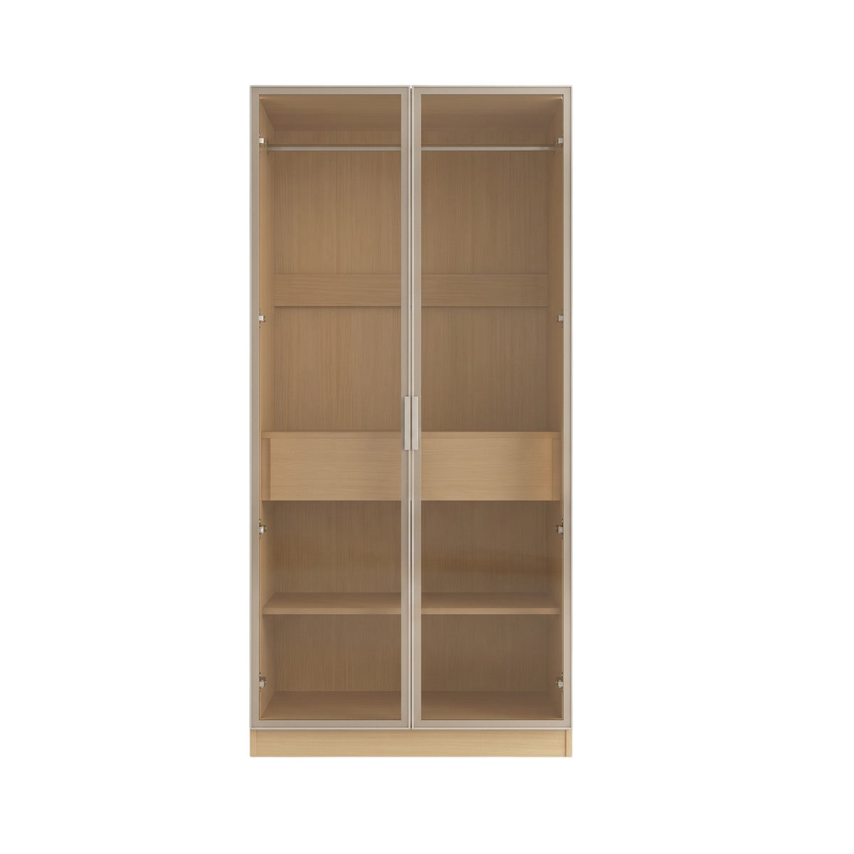 Autumn 2 Door Glass Door Wardrobe