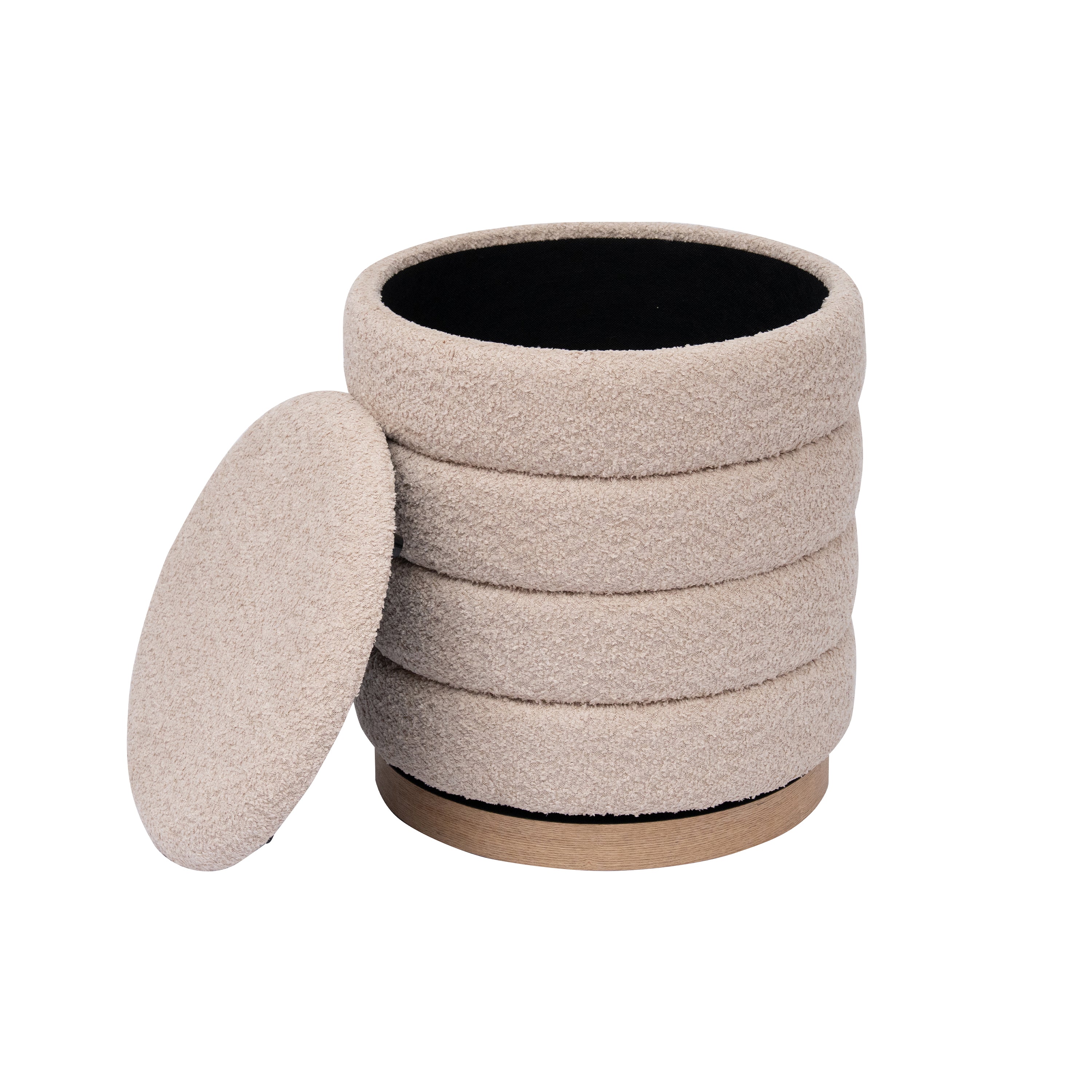 Clara Swivel Storage Ottoman
