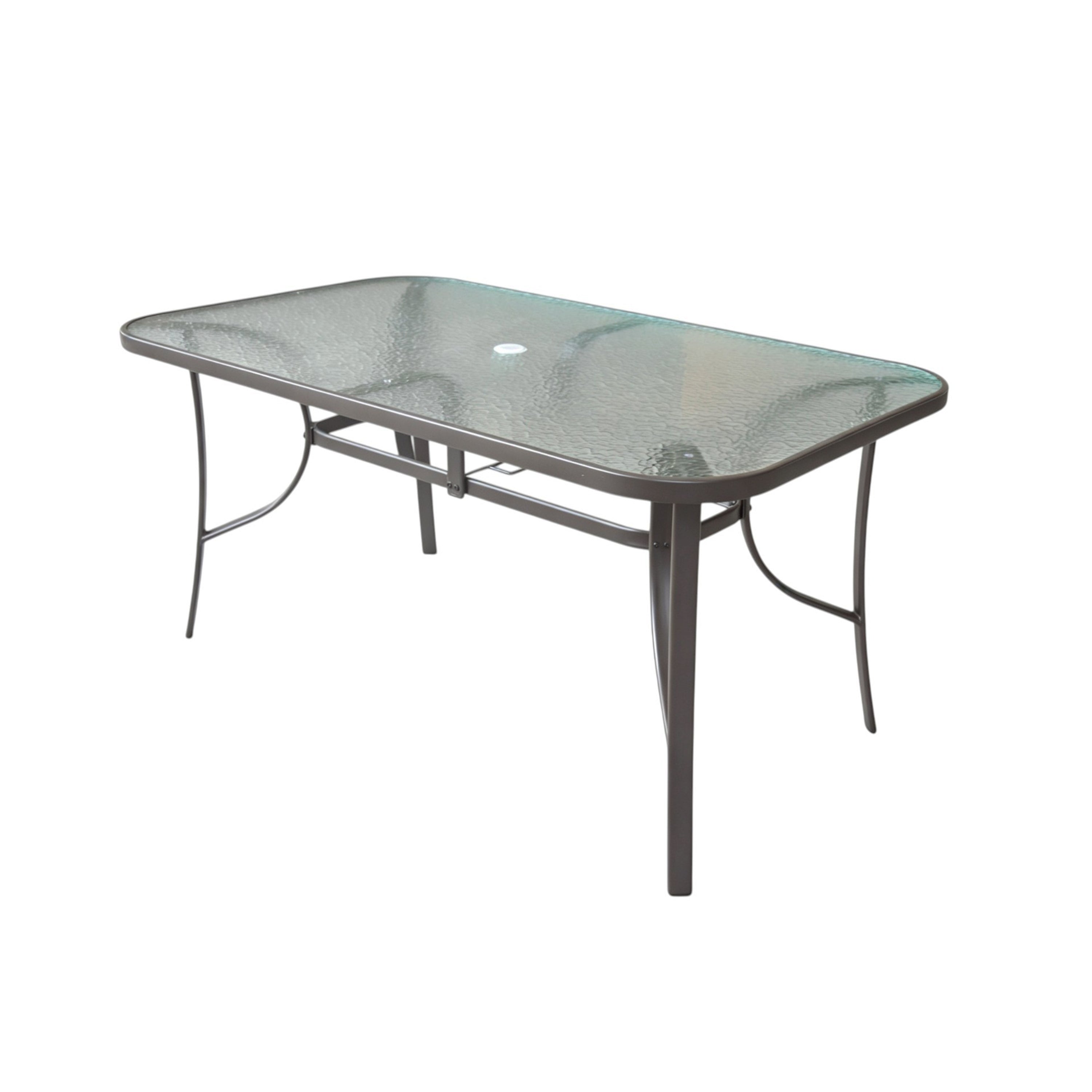 Synnova 6 Seater Outdoor Dining Set with Umbrella