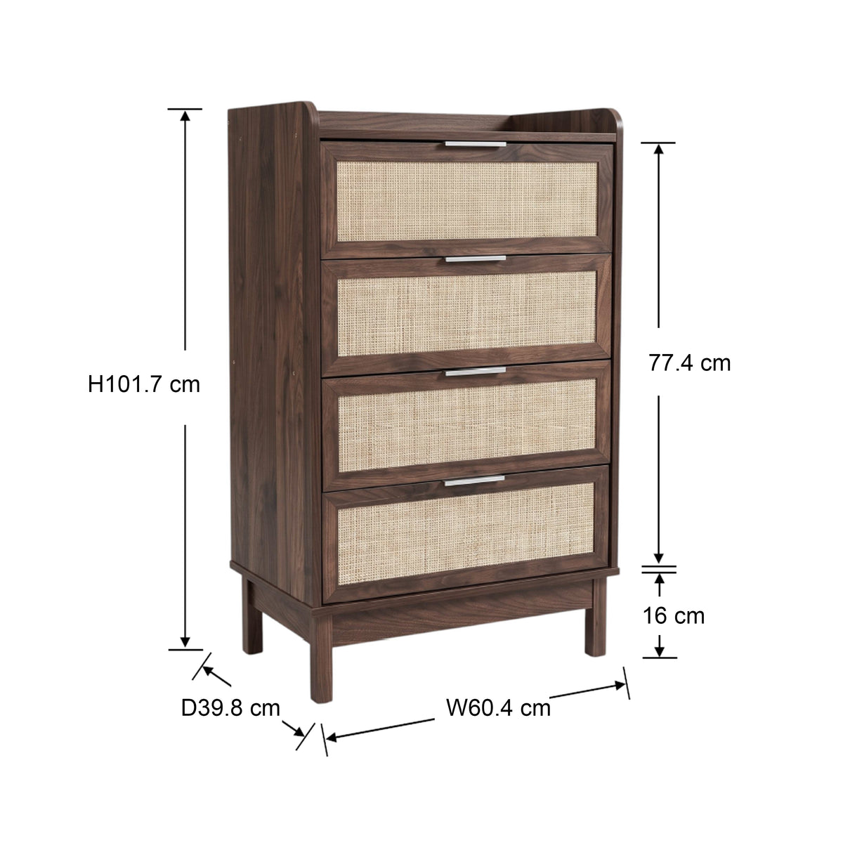 Jeremy 4 Chest of Drawers