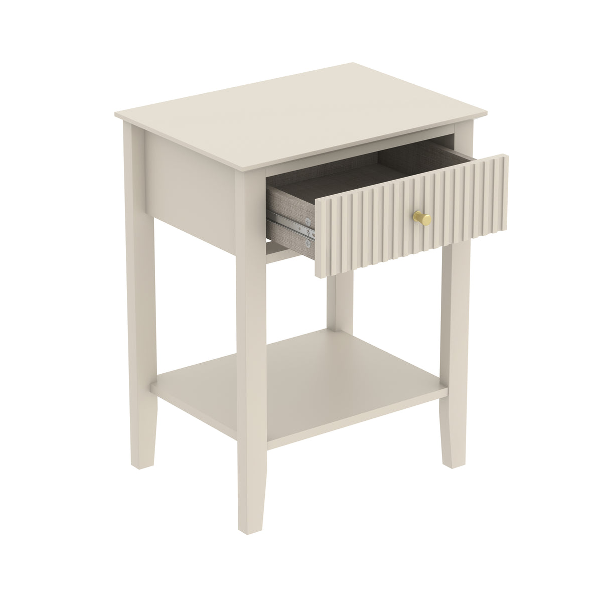 Prince Fluted Night Stand