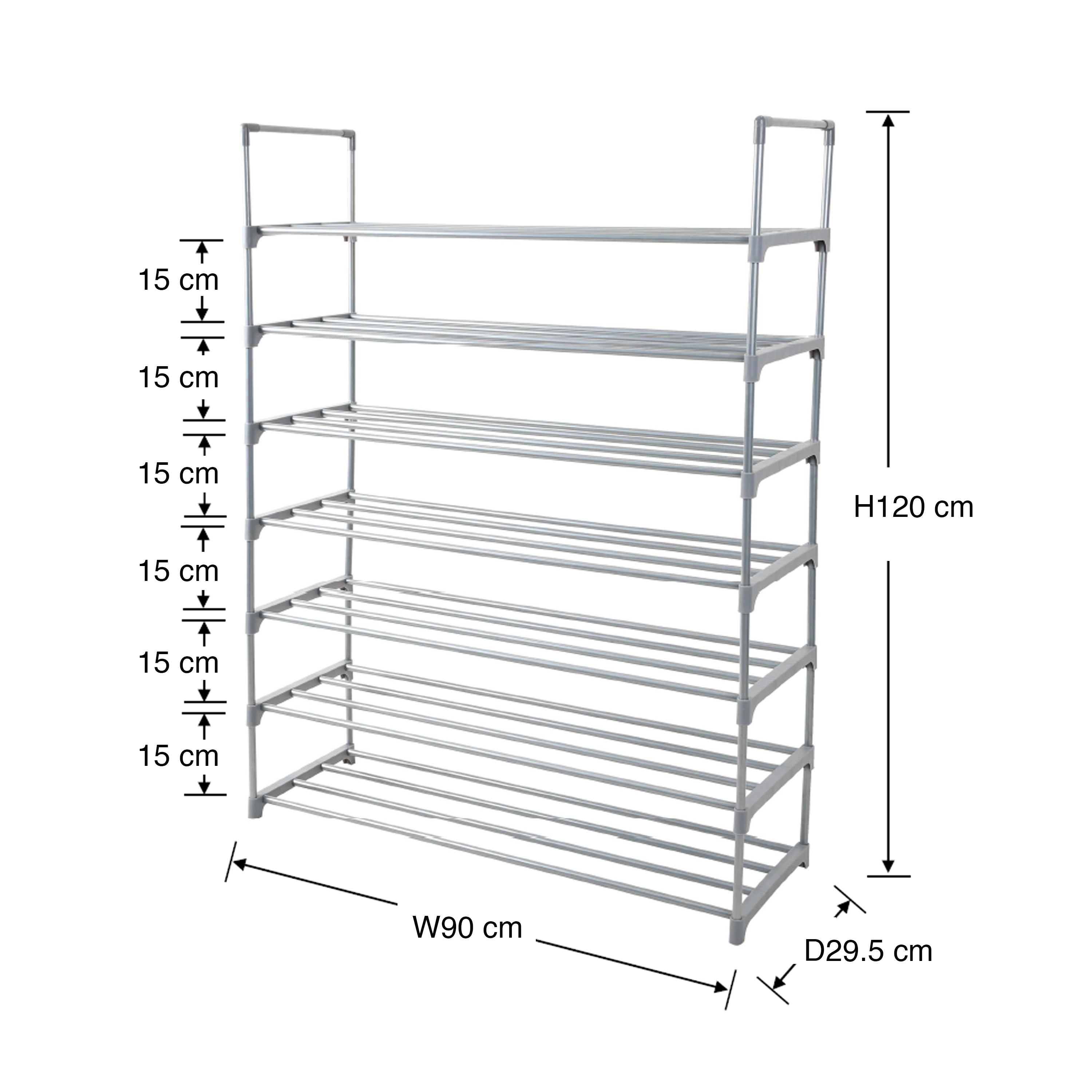 Charlotte 7 Layer Shoe Rack