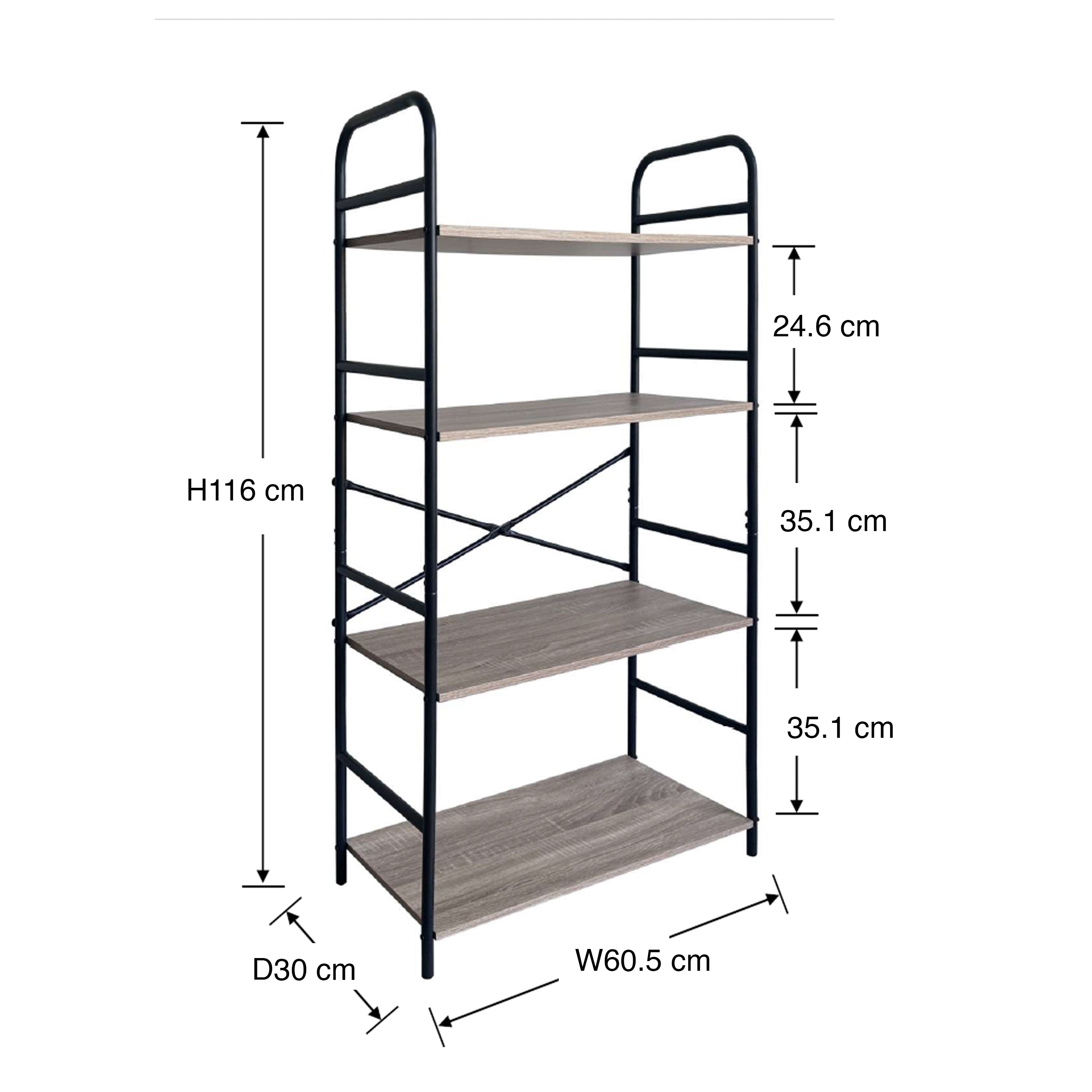 Jesly 4 Tier Bookshelf