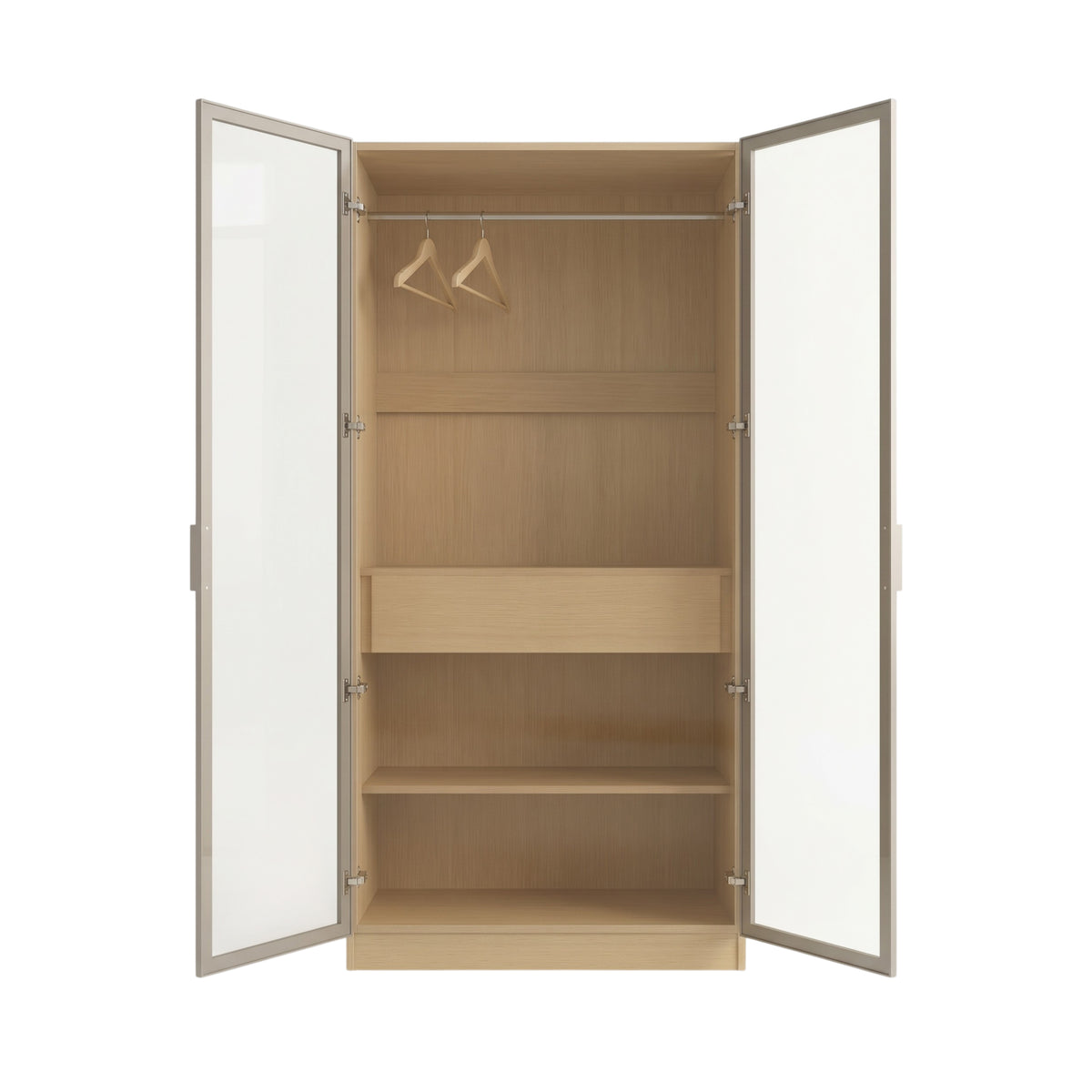 Autumn 2 Door Glass Door Wardrobe