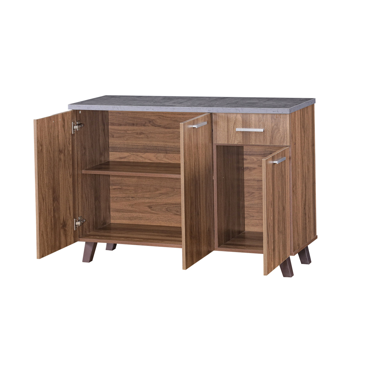 #color_Walnut + Grey Marble