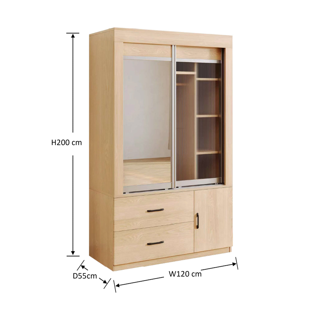 Elora Sliding Wardrobe