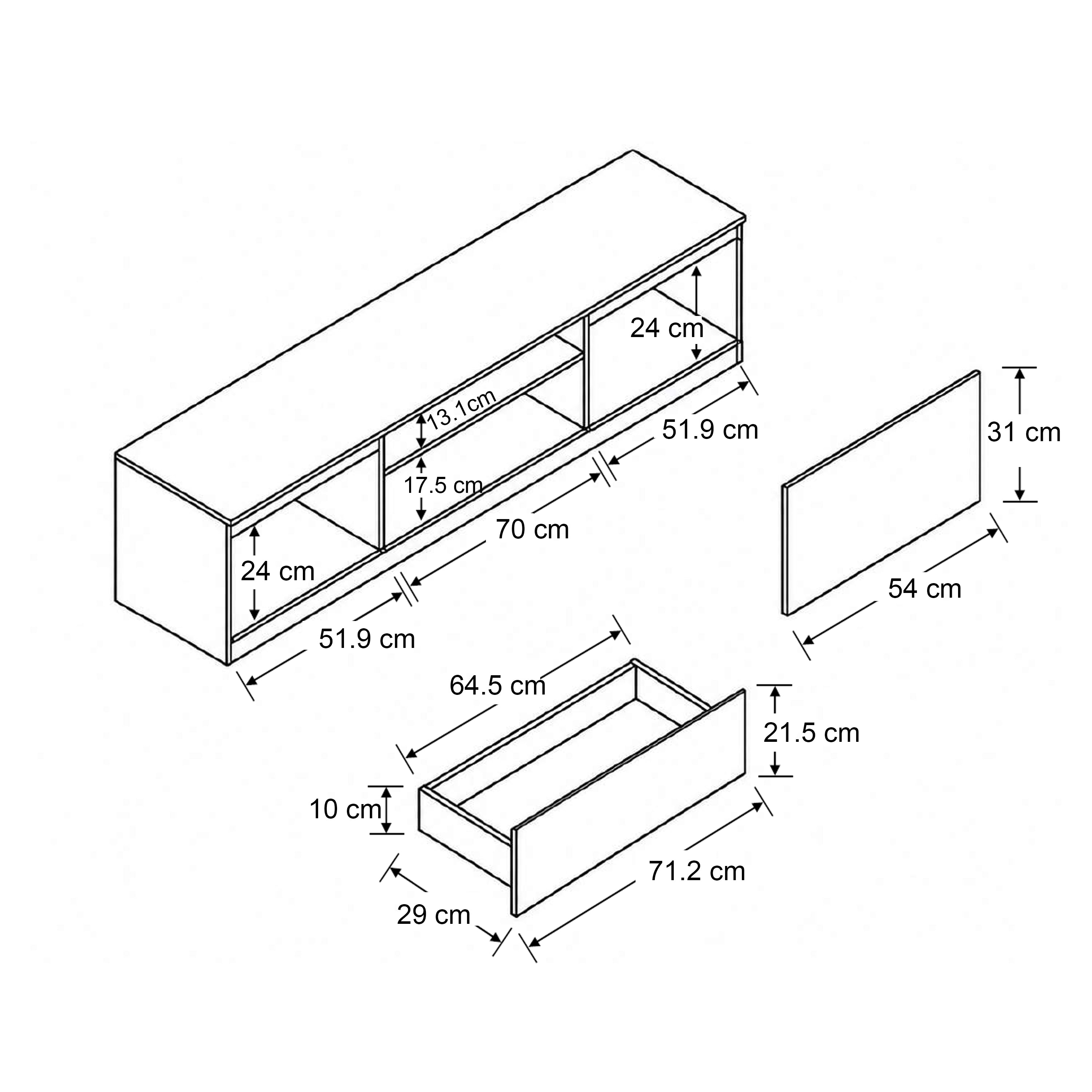 Randall 180cm TV Cabinet