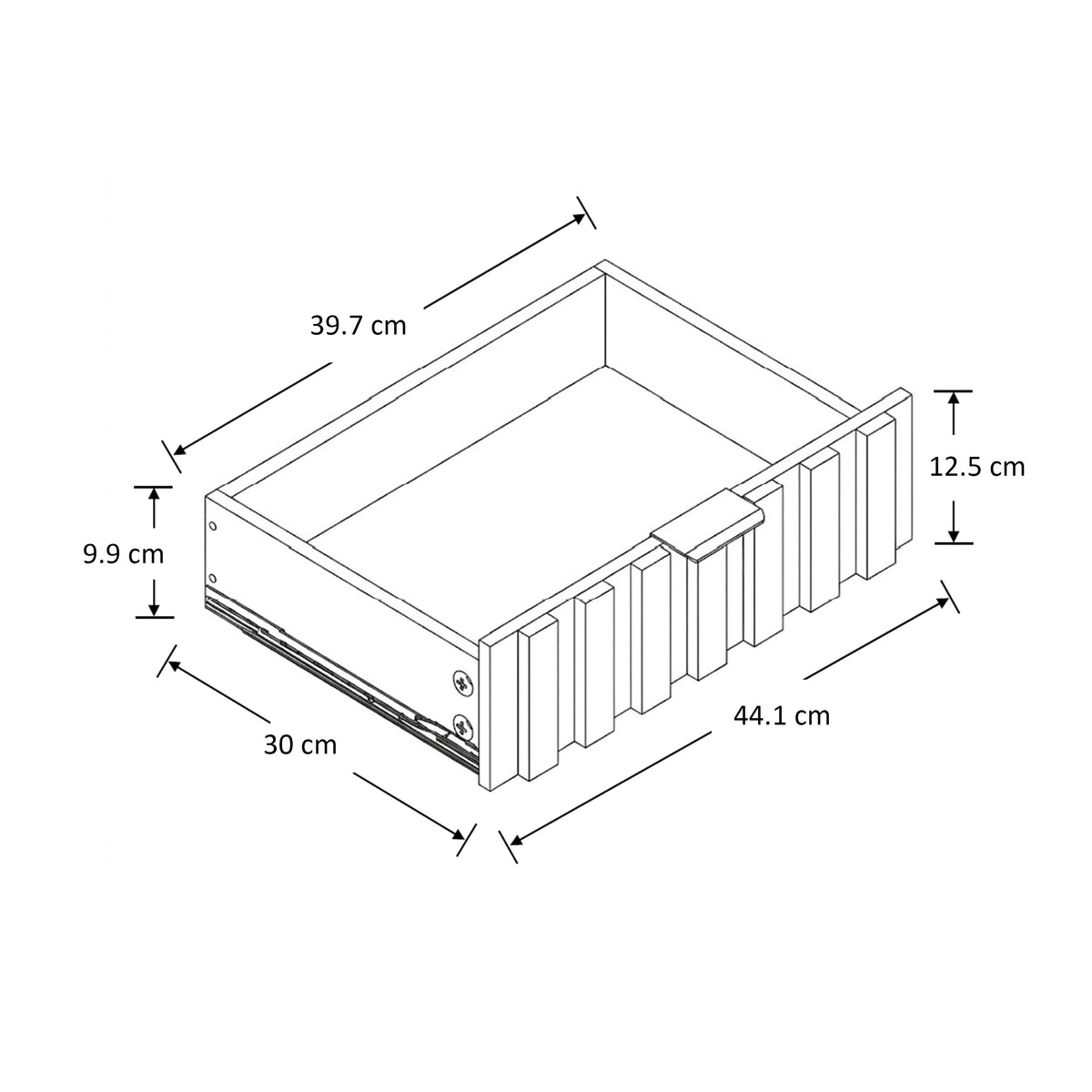 Yaco 2 Drawer Night Stand