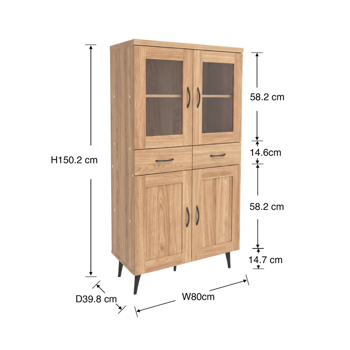 Stelle Display Cabinet