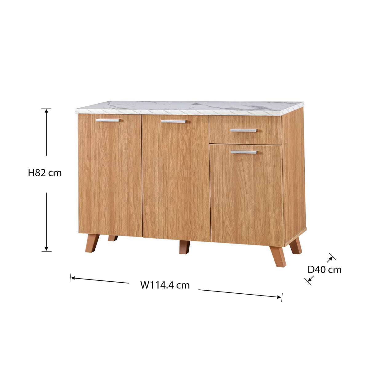 #color_Oak + White Marble