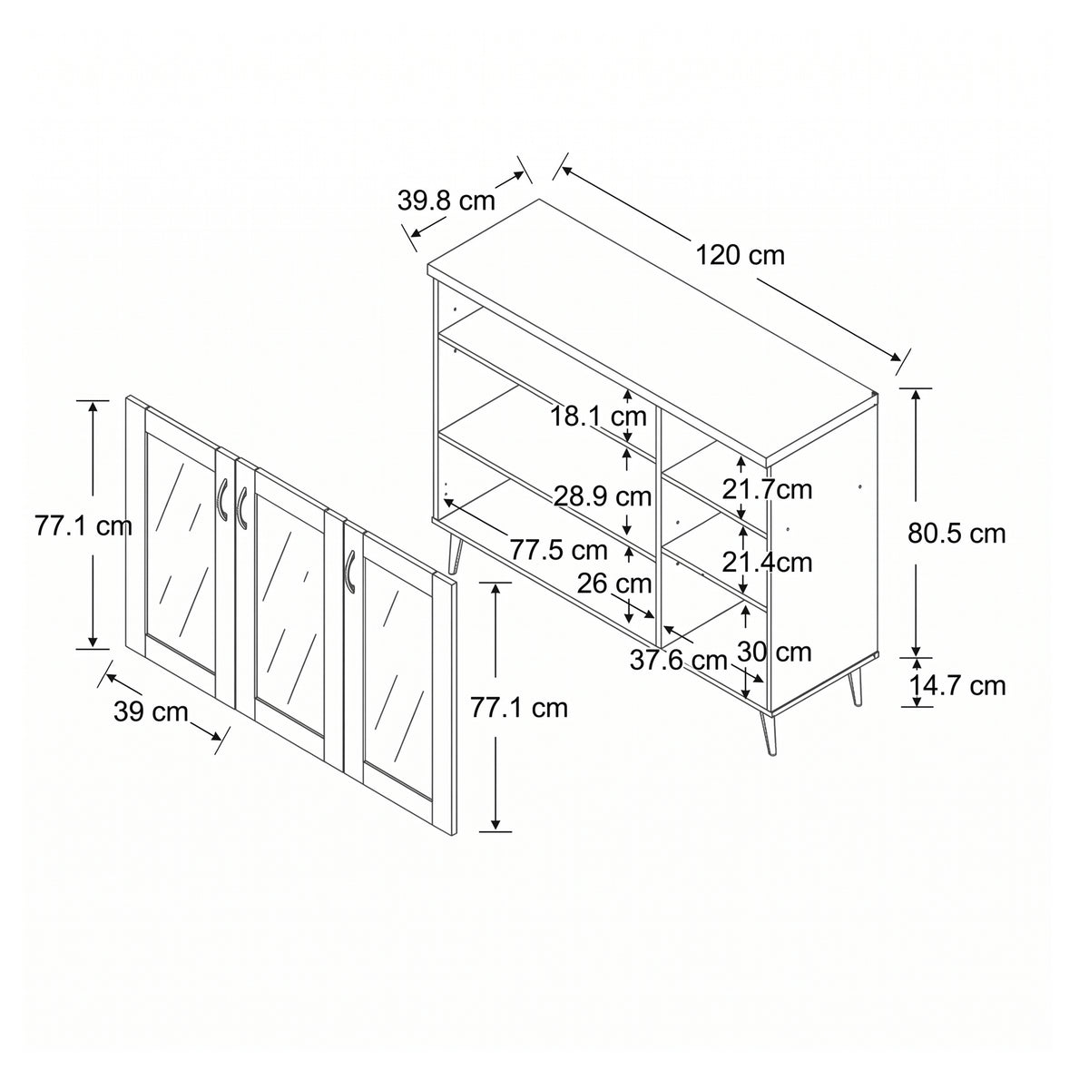Stelle Storage Cabinet