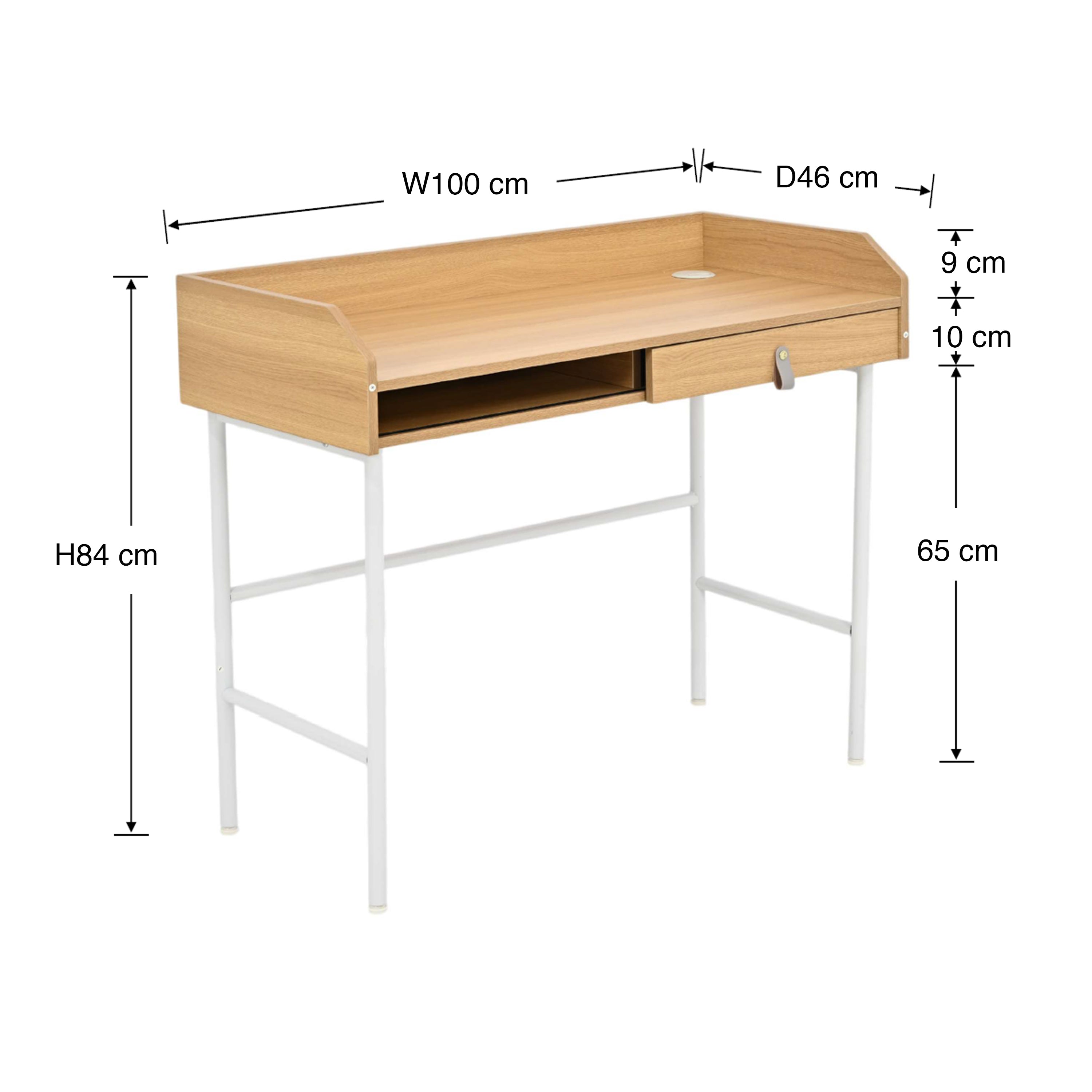 Raxel Office Desk with Storage