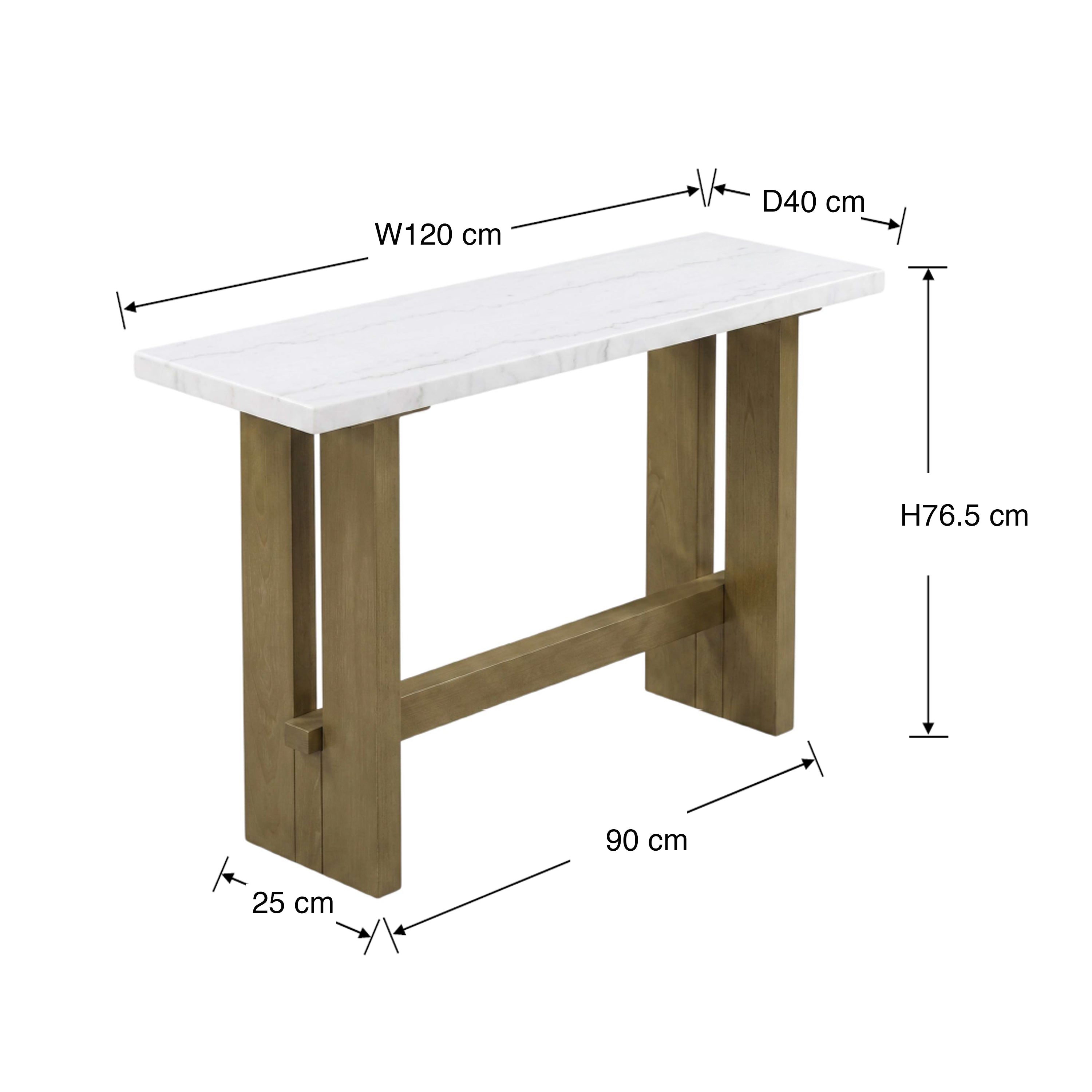 Cavo Real Marble Console Table