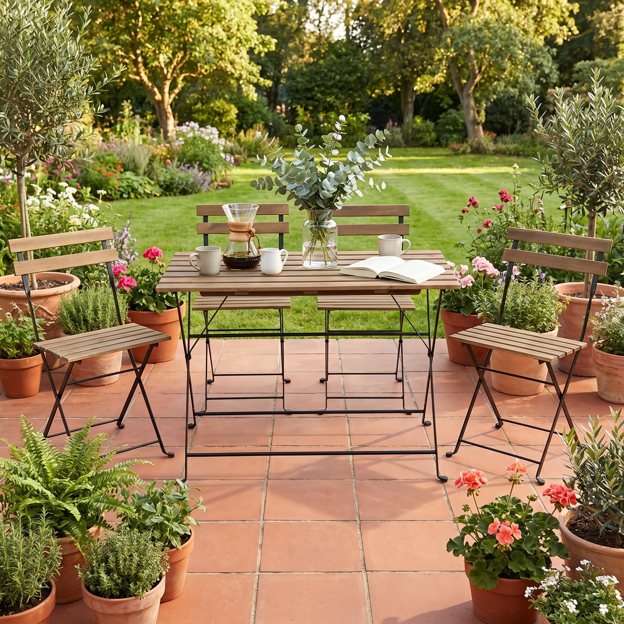 Ivy 4 Seater Outdoor Dining Set