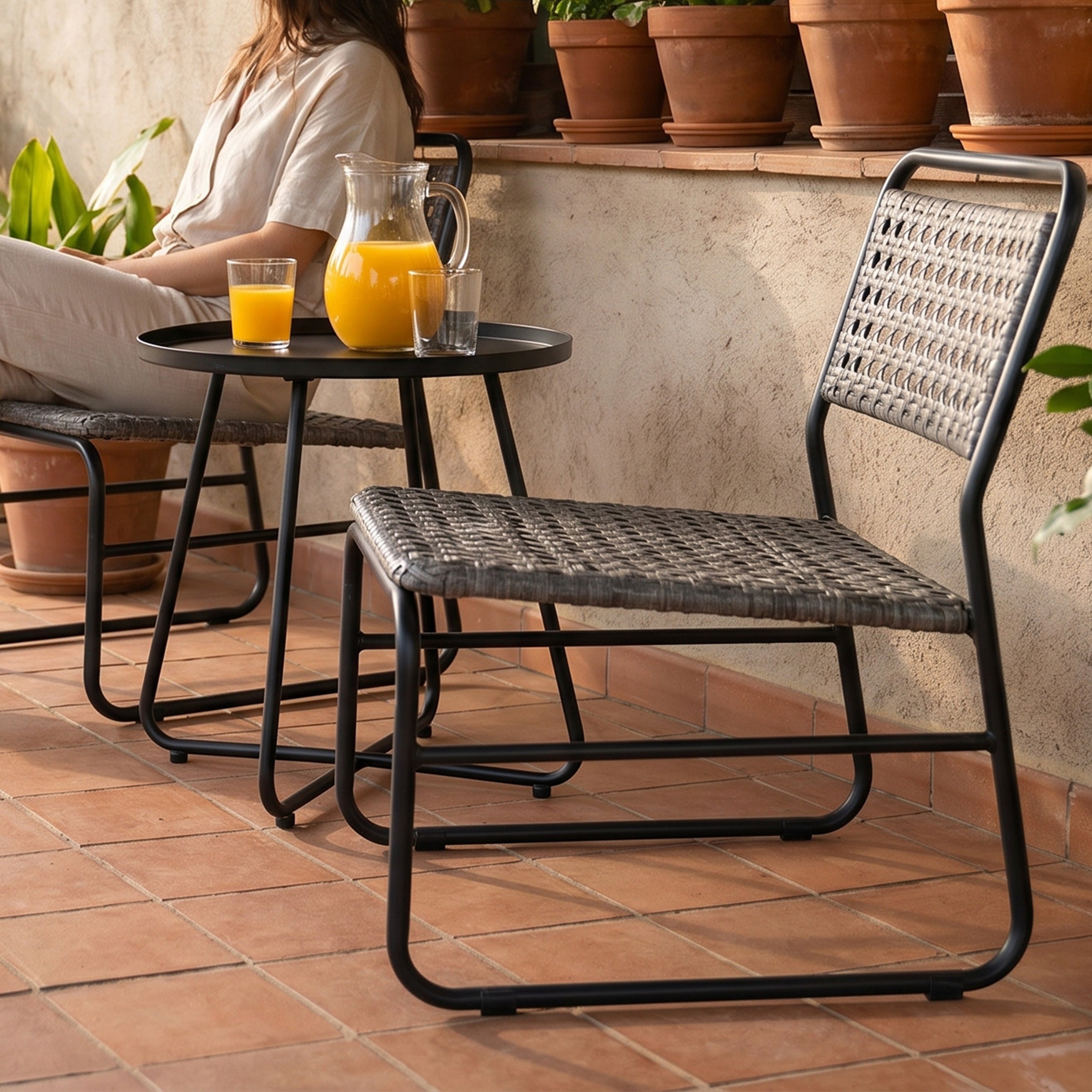 Narcicuss 2+1 Wicker Sofa Set