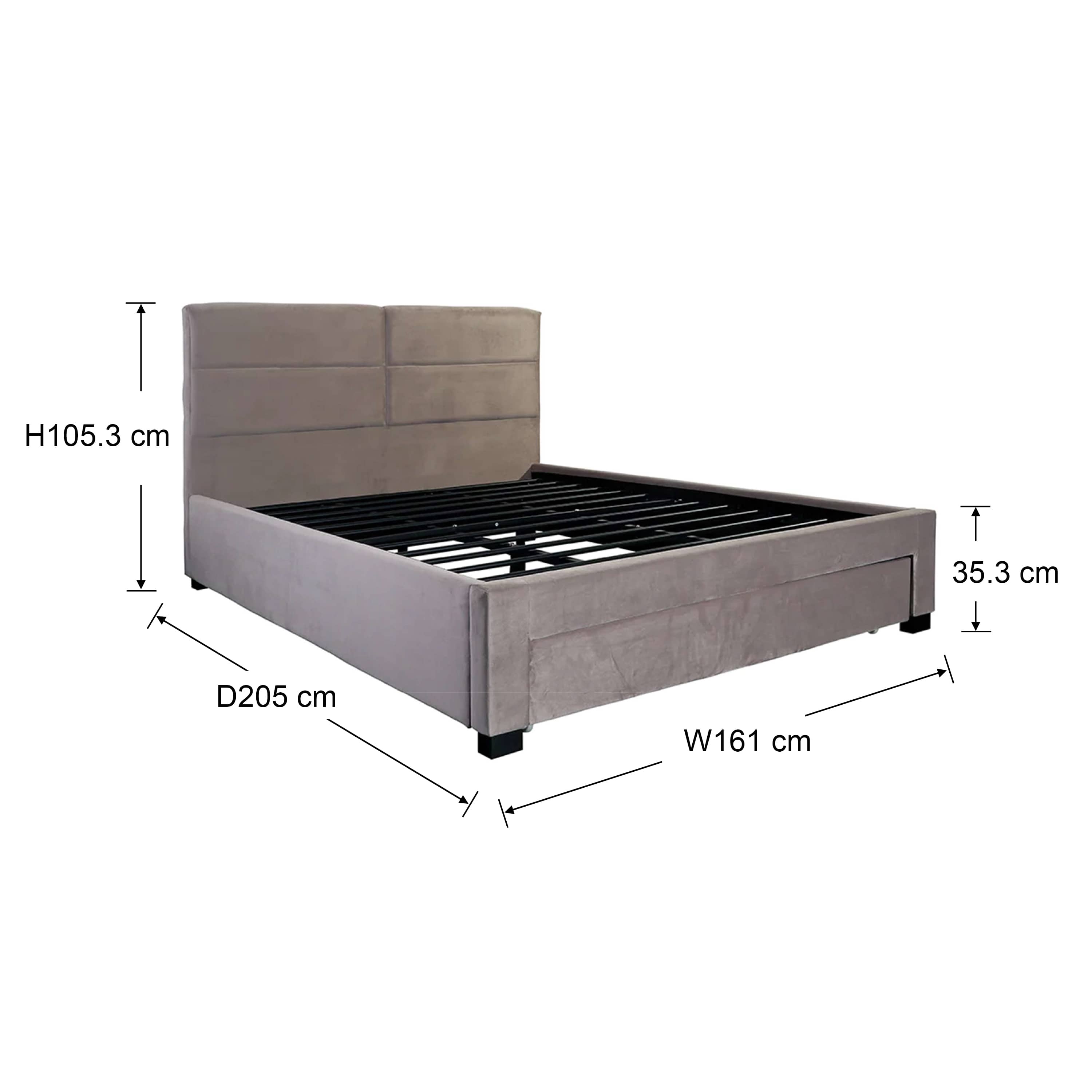 #size_Queen Bed 60x75