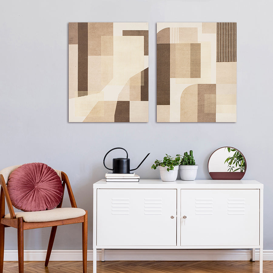 Ukko Set of 2 Canvas Wall Art 40x50 cm