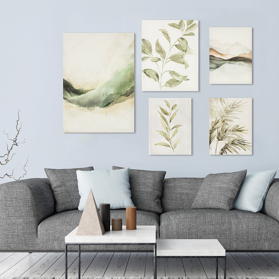 Udell Set of 5 Canvas Wall Art
