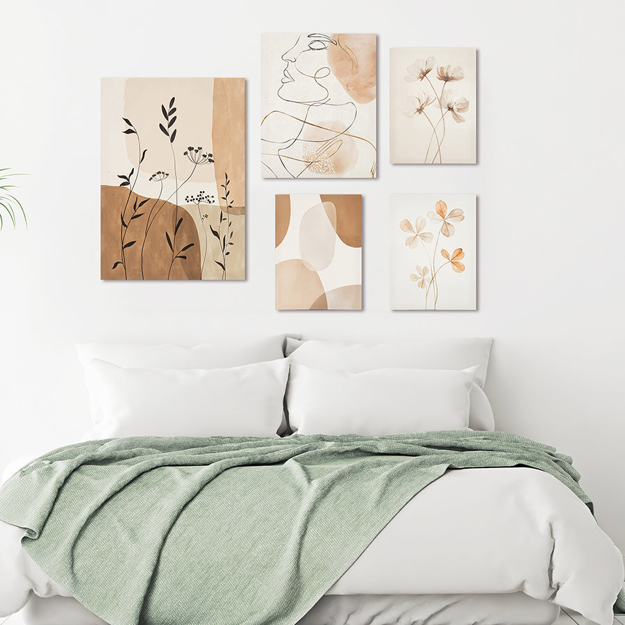 Unika Set of 5 Canvas Wall Art
