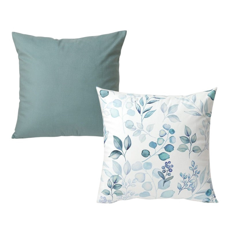 Mea Sagebush Green Throw Pillowcases Set of 3