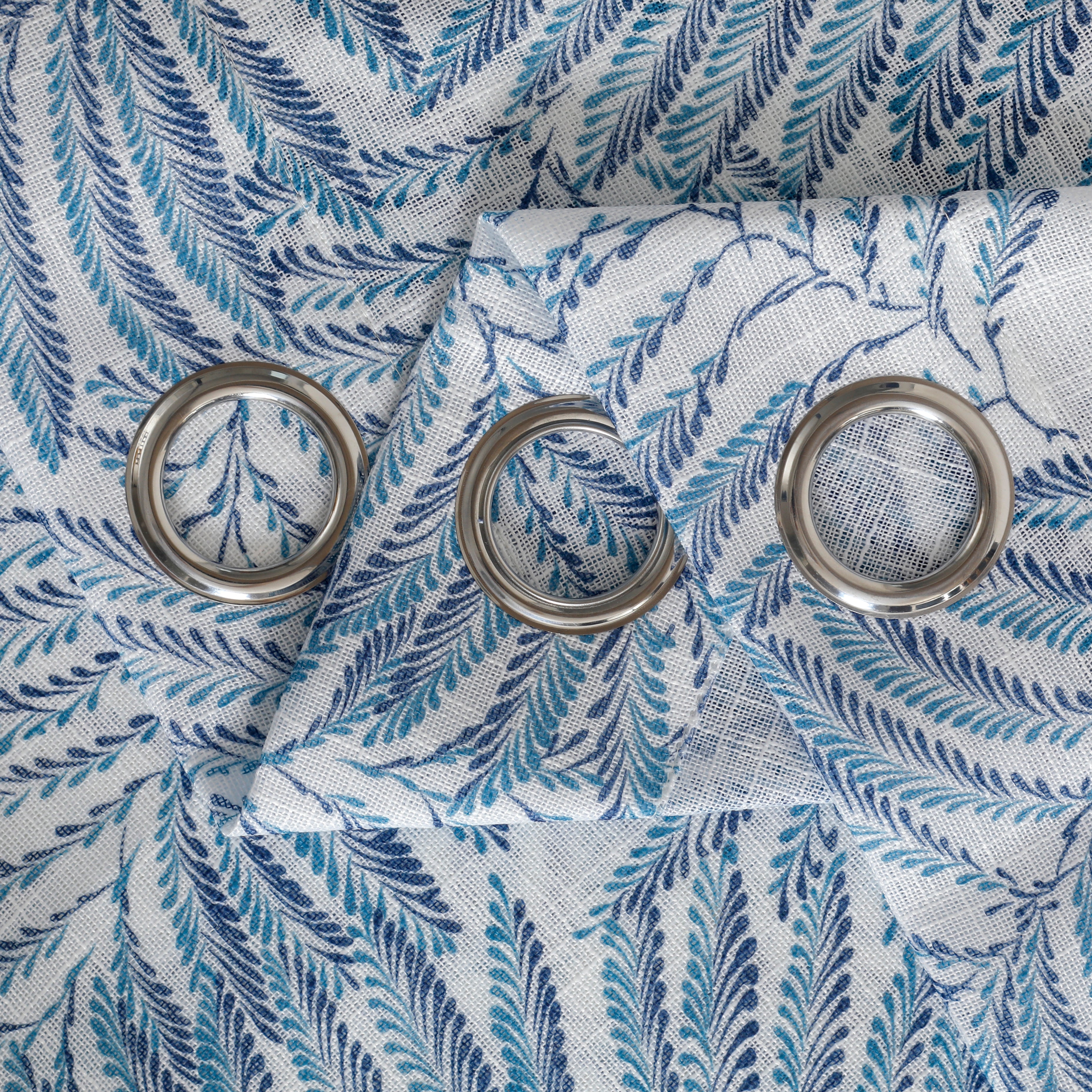 Bodil Plain & Print Set Of 3 Curtains