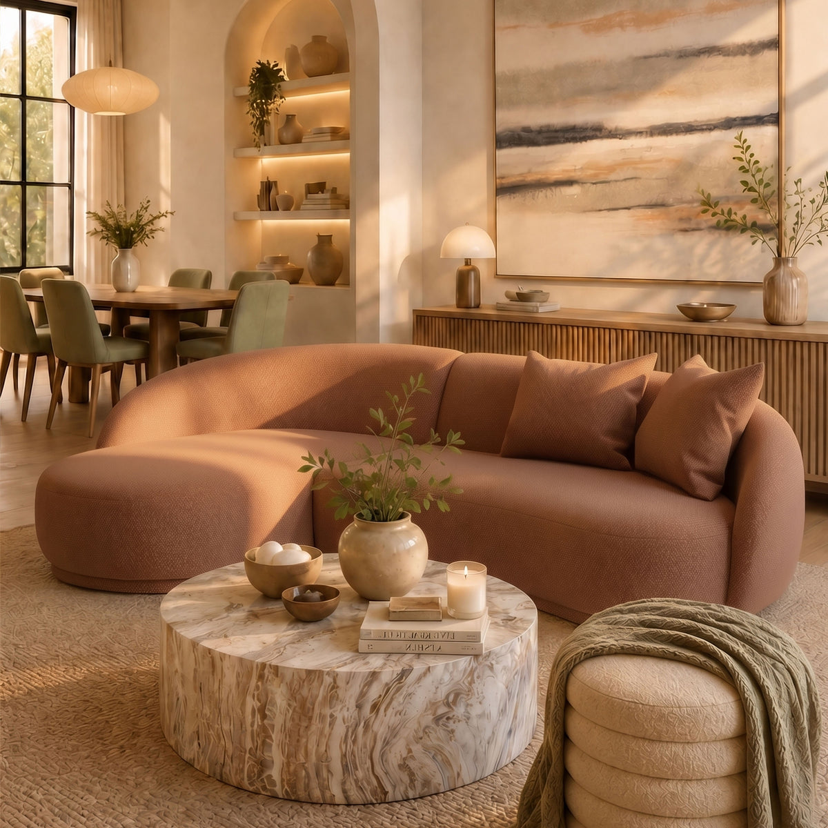 Bloom 3 Seater L-Shape (Left) Sofa