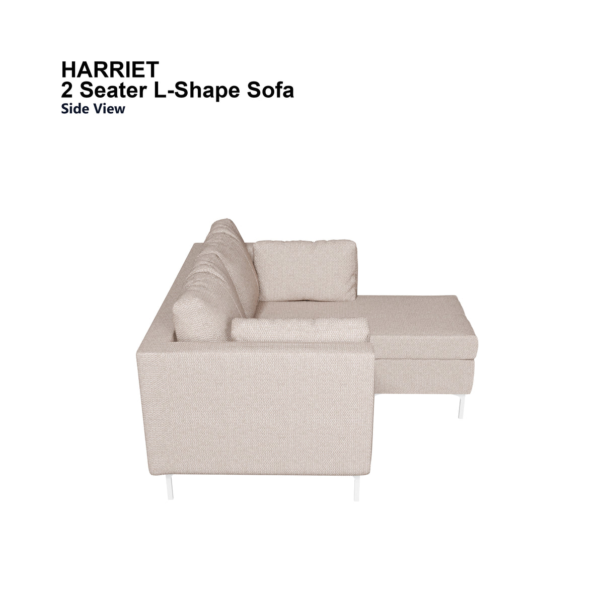 Harriet L-shape 2 Seat Sofa