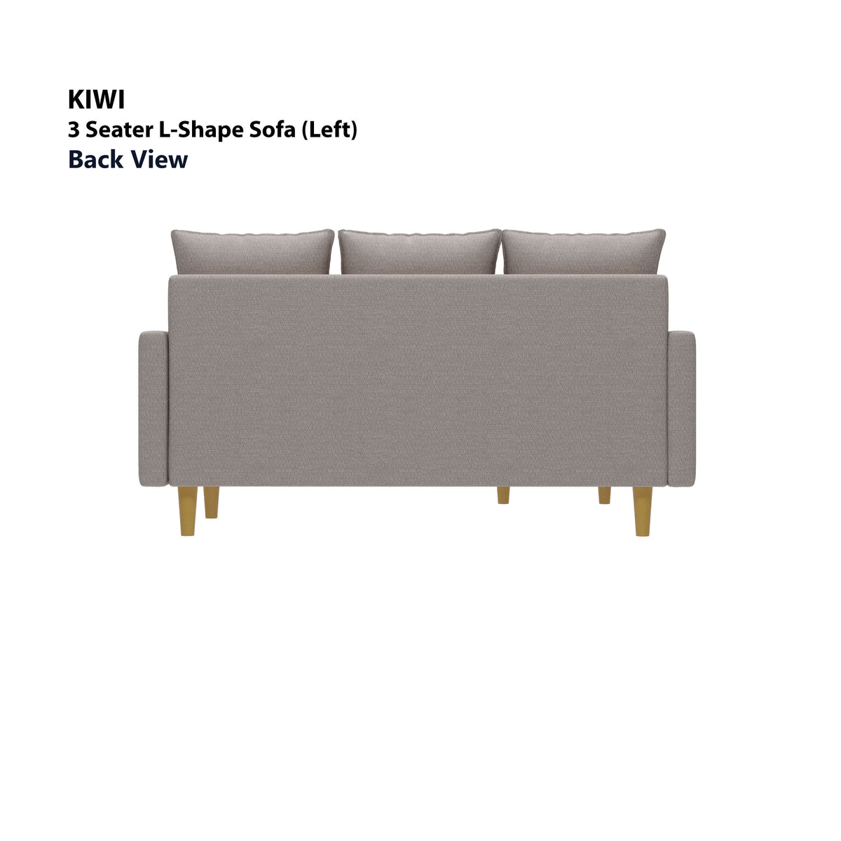 Kiwi 3 Seater L-Shape (Left Facing) Sofa