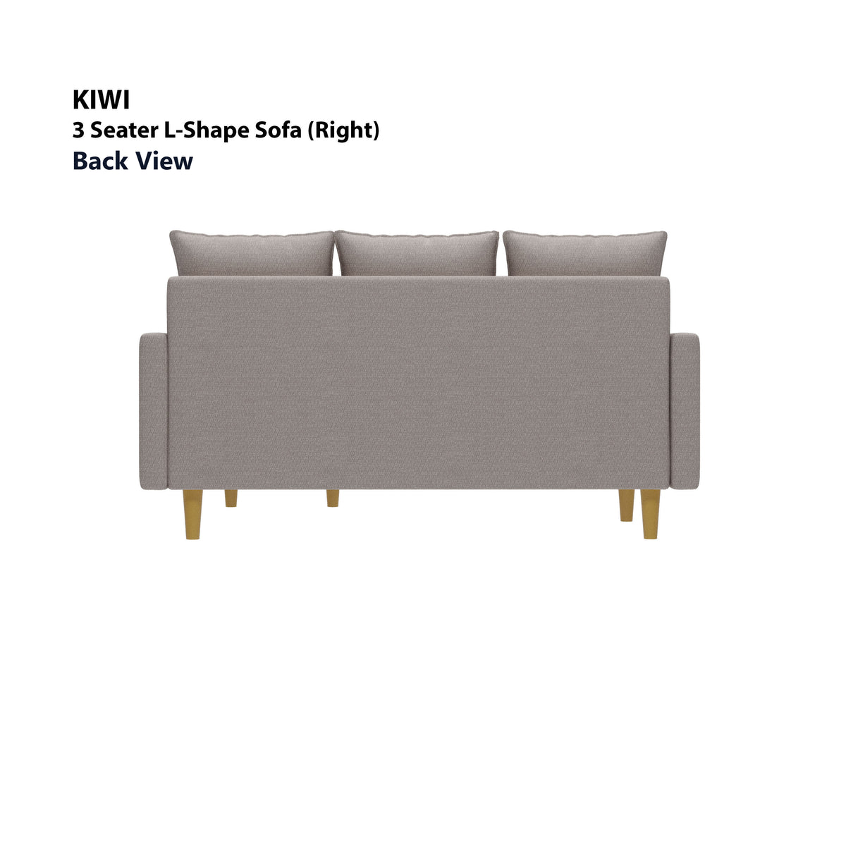 Kiwi 3 Seater L-Shape (Right Facing) Sofa