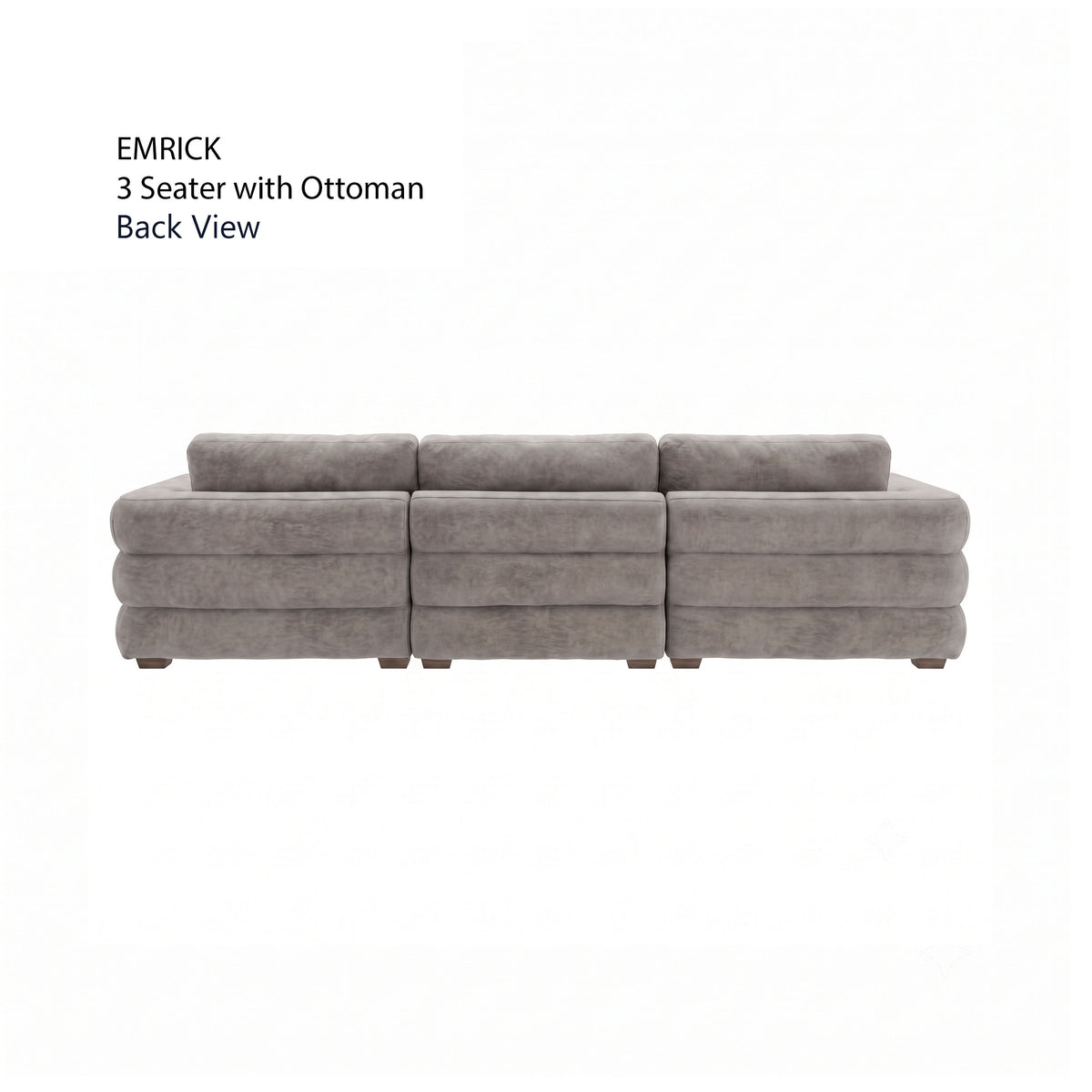 Emrick 3 Seater with Ottoman