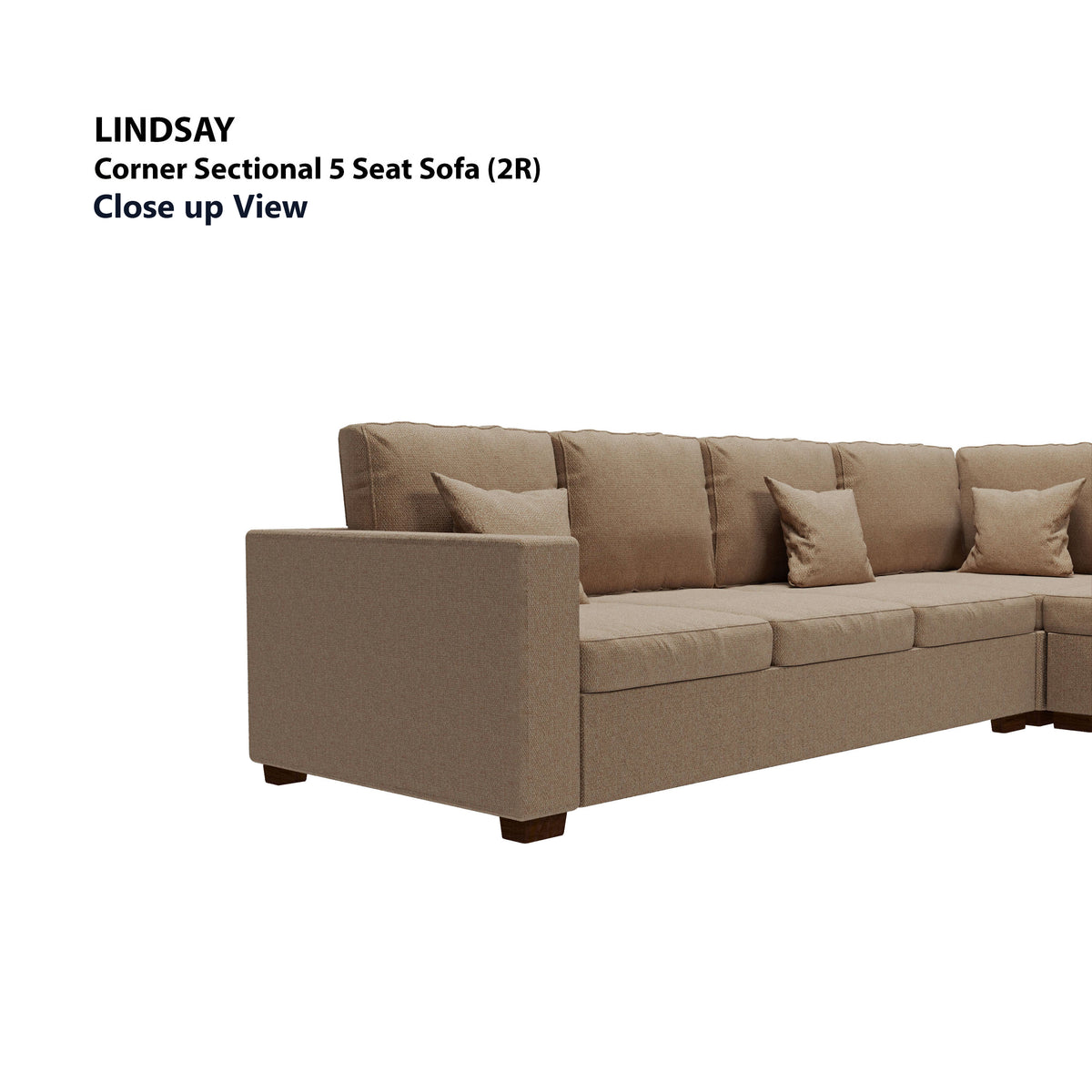 Lindsay Corner Sectional 5 Seat (2R) Sofa