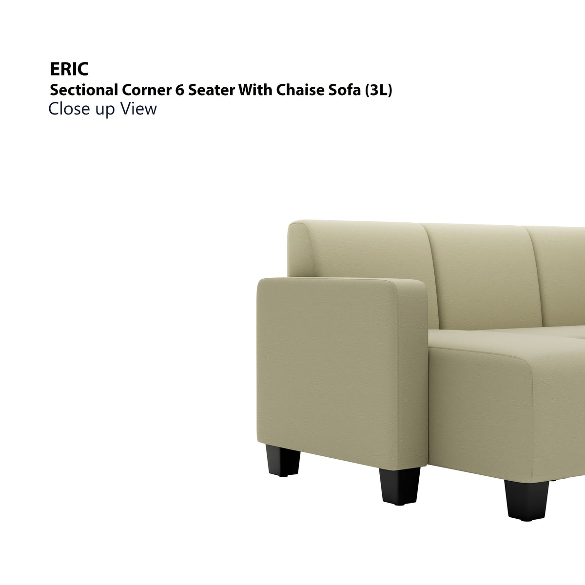 Eric Sectional 6 Seat with Chaise Corner (3L) Sofa