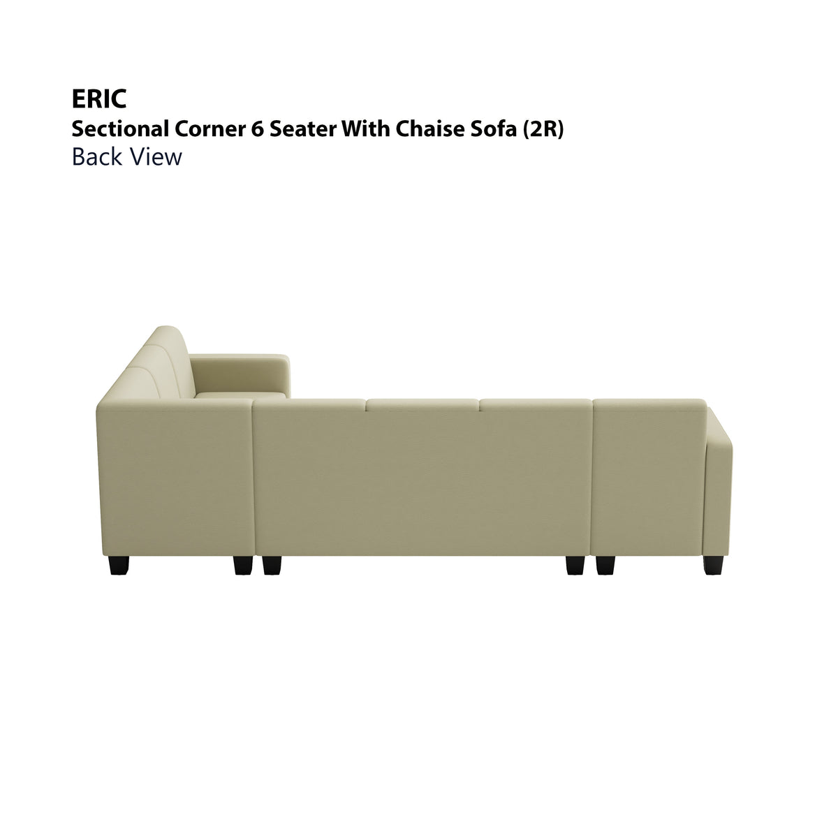 Eric Sectional 6 Seat with Chaise (2R) Sofa