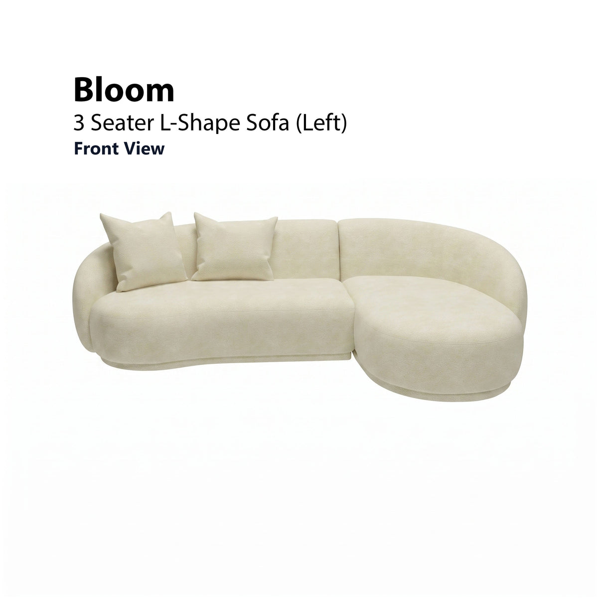 Bloom 3 Seater L-Shape (Right) Sofa