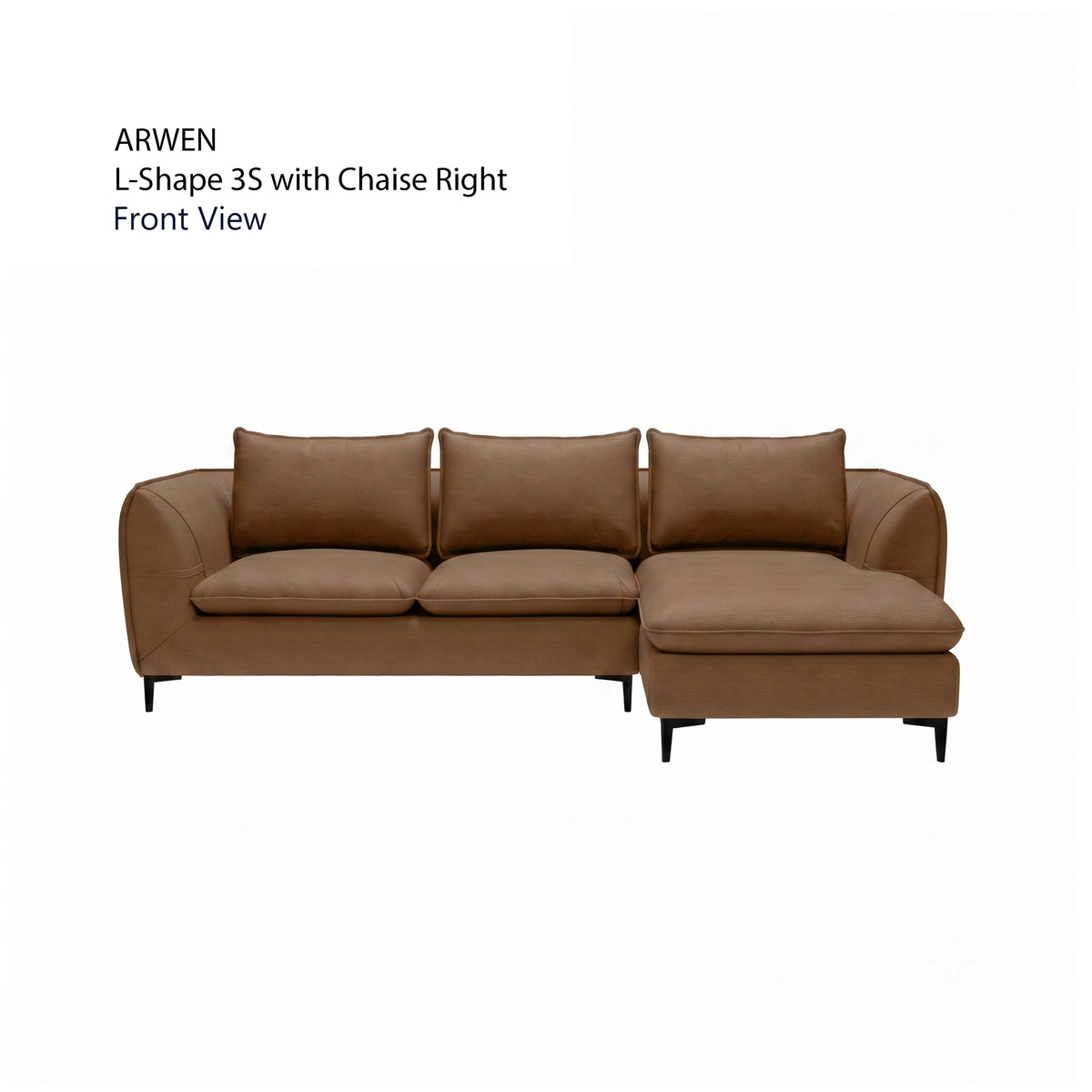 Arwen 3 Seat with Chaise (Right Facing) Sofa