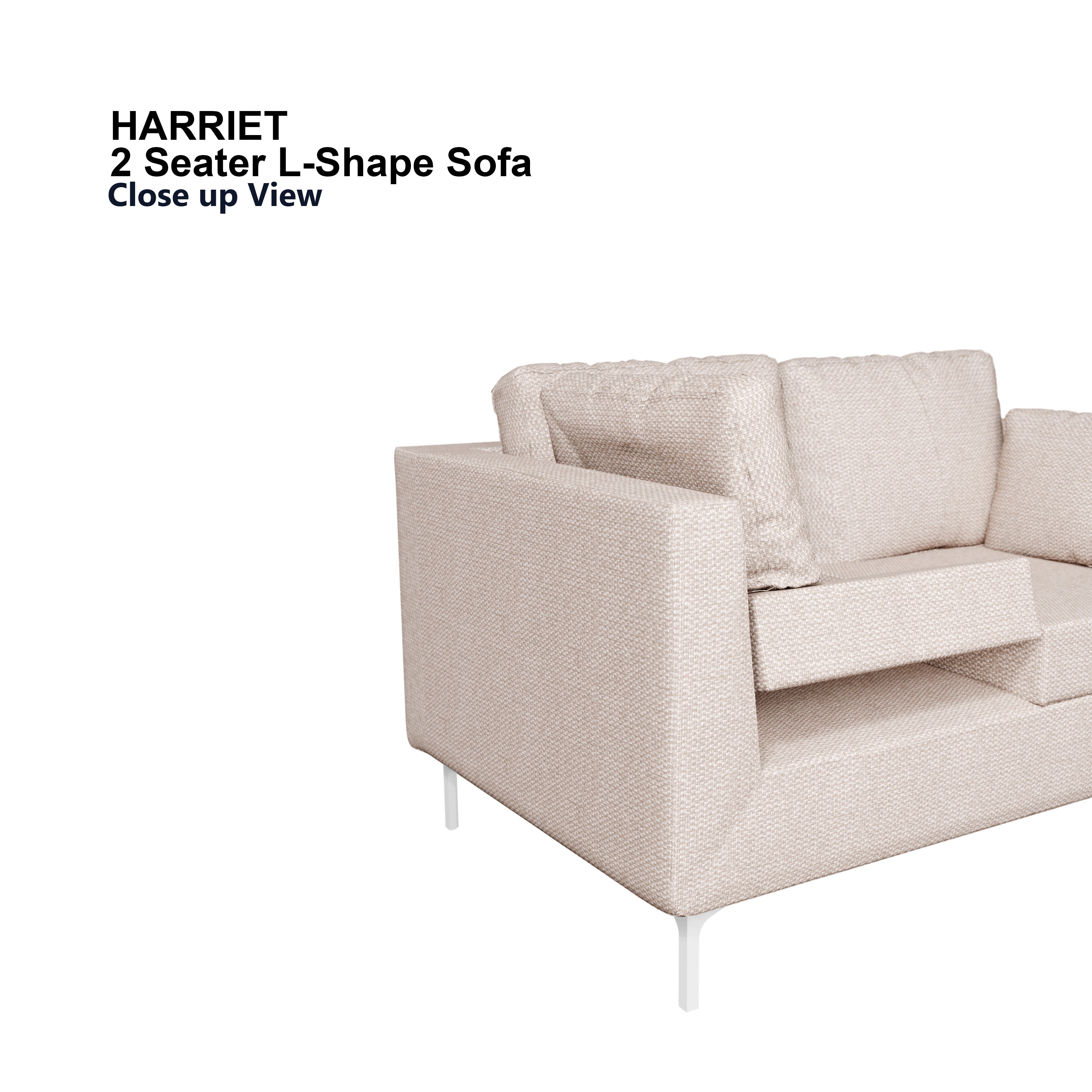 Harriet L-shape 2 Seat Sofa