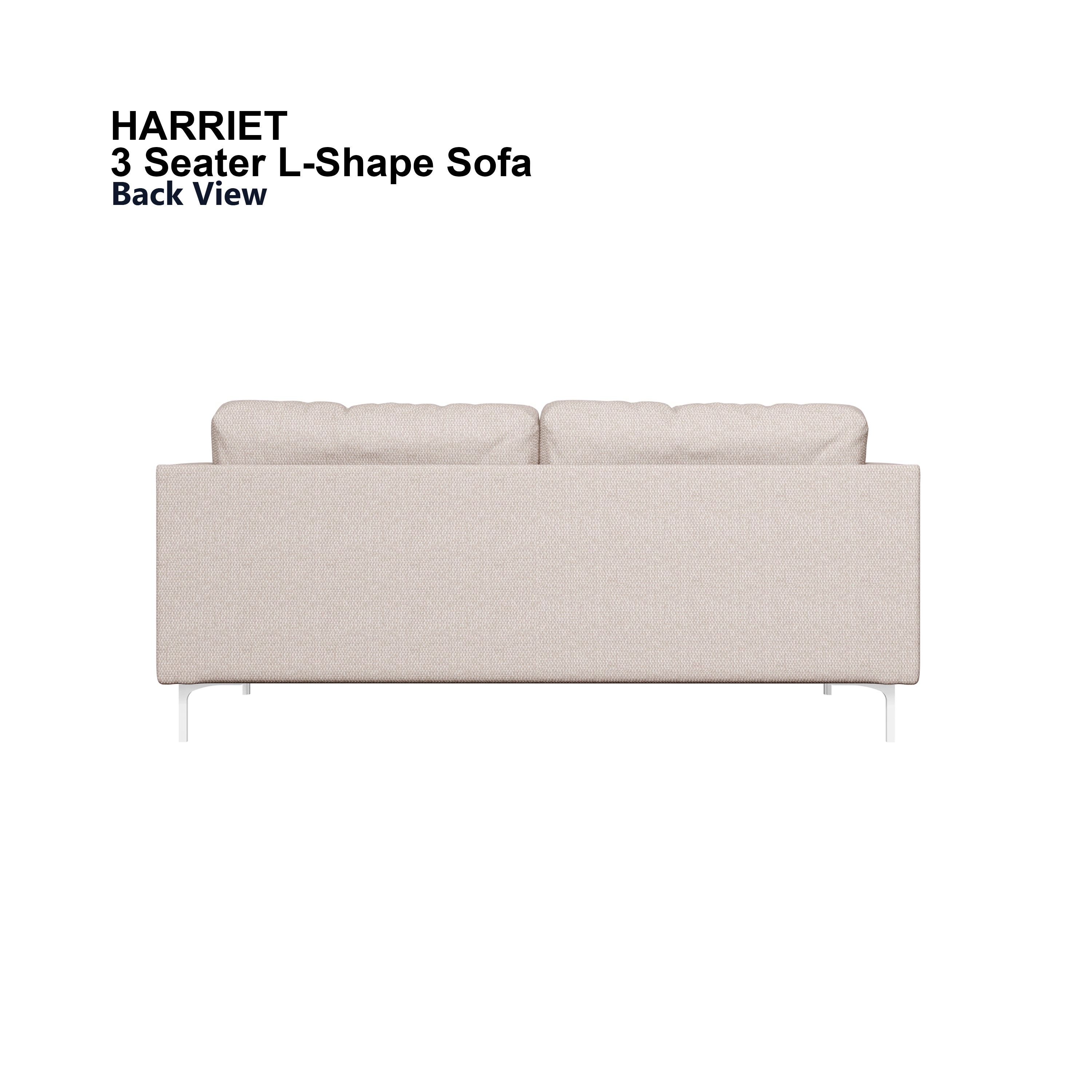Harriet L-shape 3 Seat Sofa