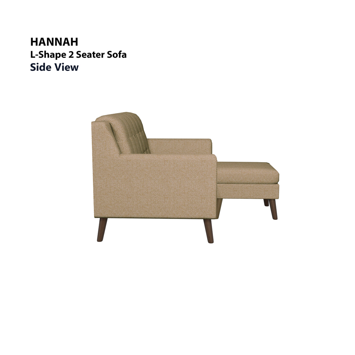 Hannah L-shape 2 Seat Sofa