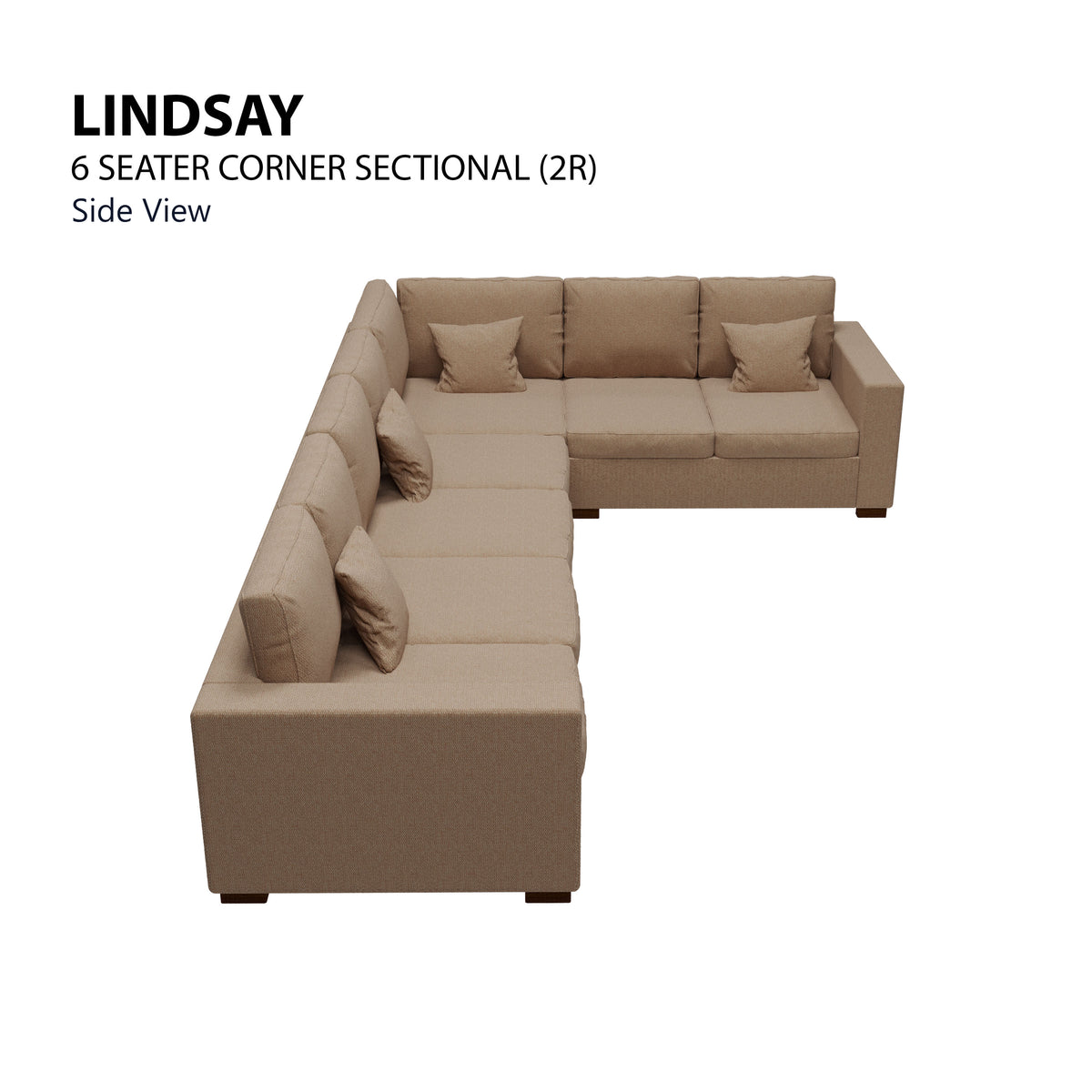 Lindsay Sectional 6 Seat (2R) Sofa