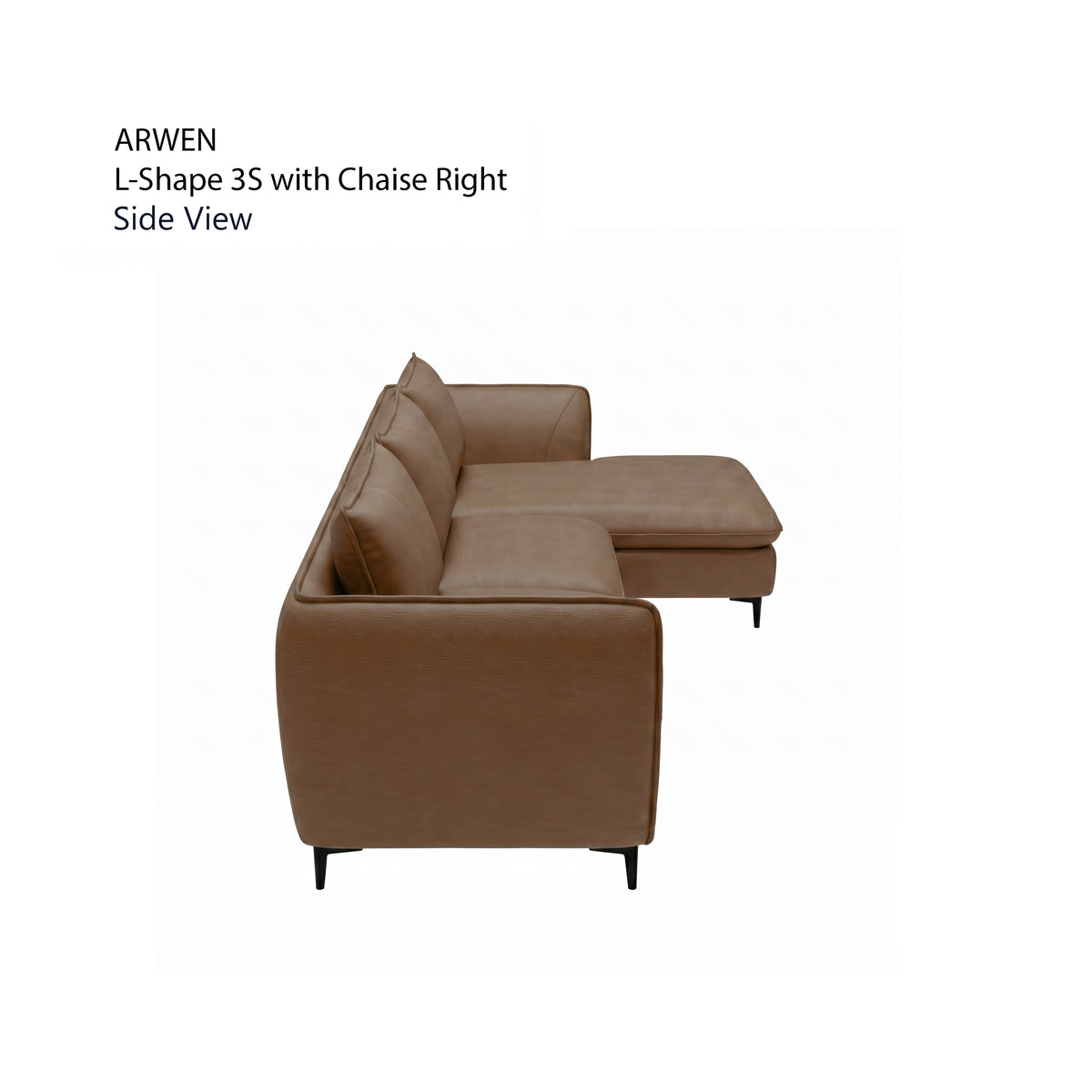 Arwen 3 Seat with Chaise (Right Facing) Sofa