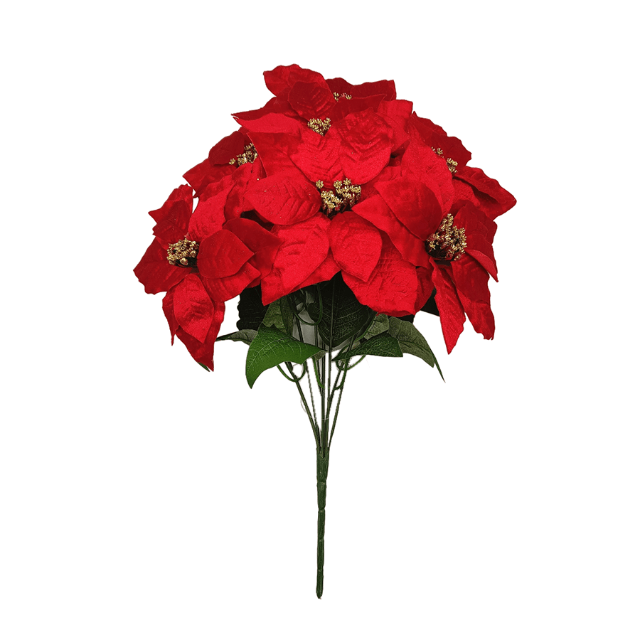 7 Heads Poinsettia Bunch 7 Heads Poinsettia Bunch Mandaue Foam